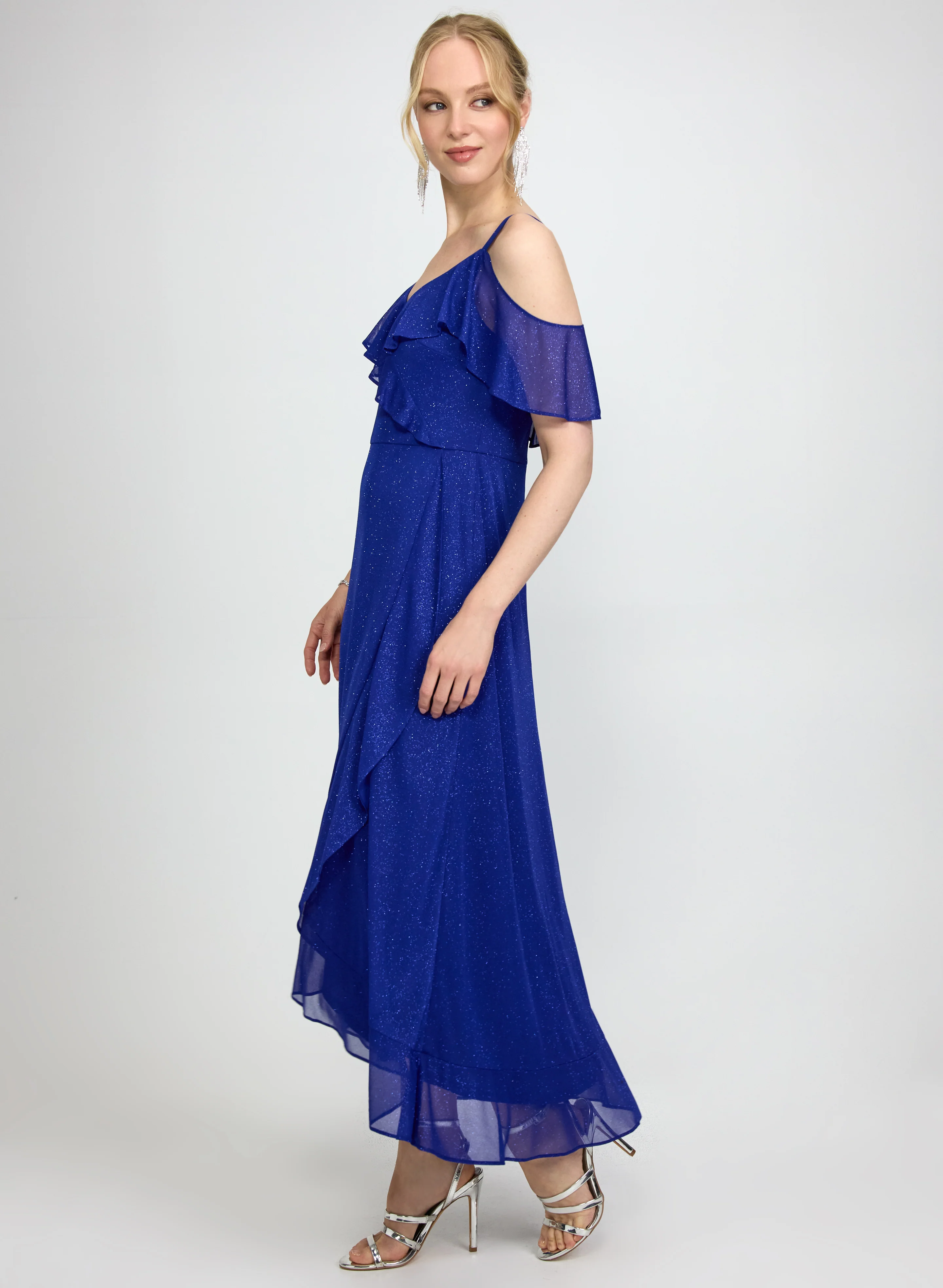 Glitter Mesh Dress - Image 2