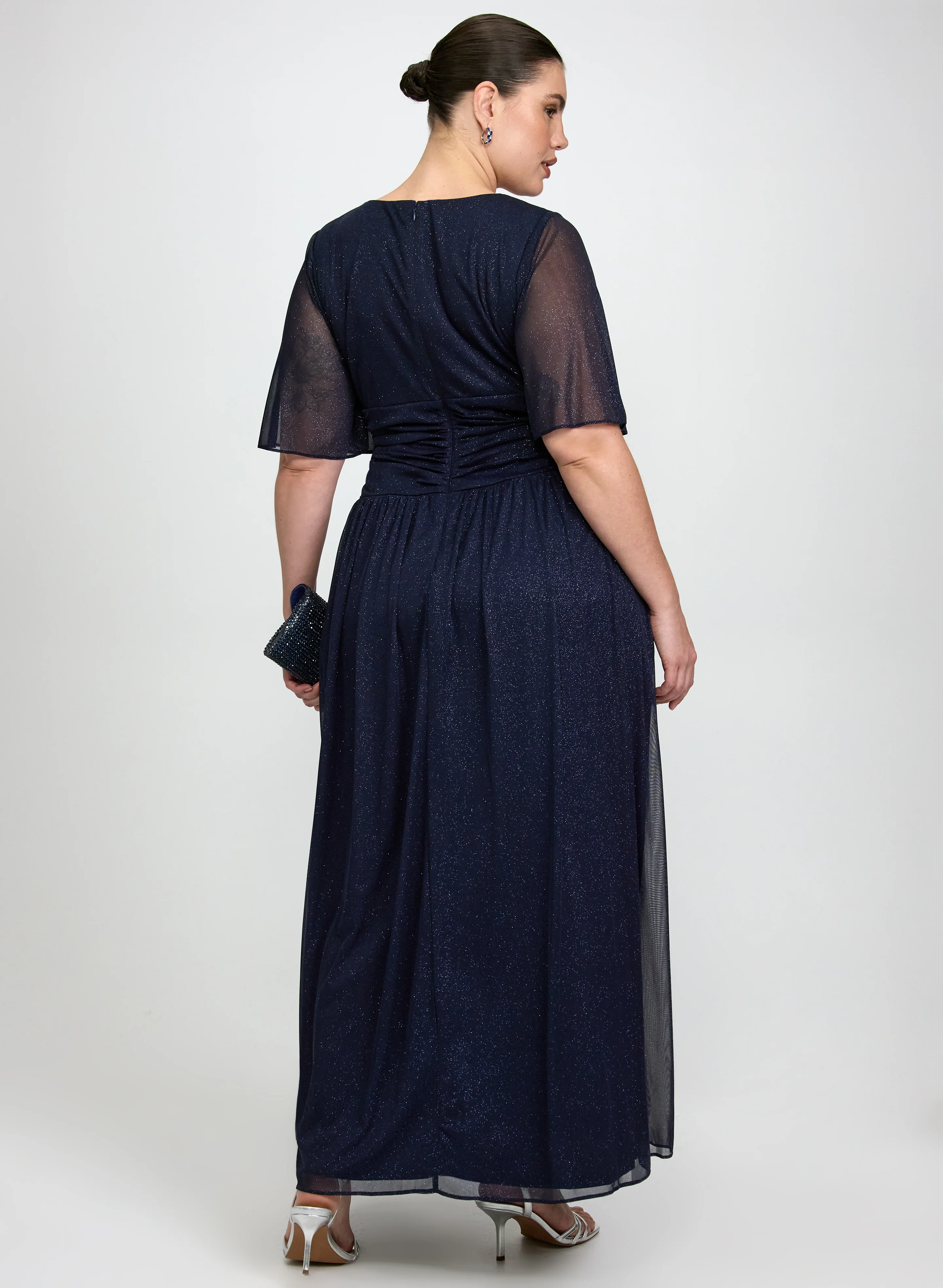 Glitter Mesh Dress - Image 2