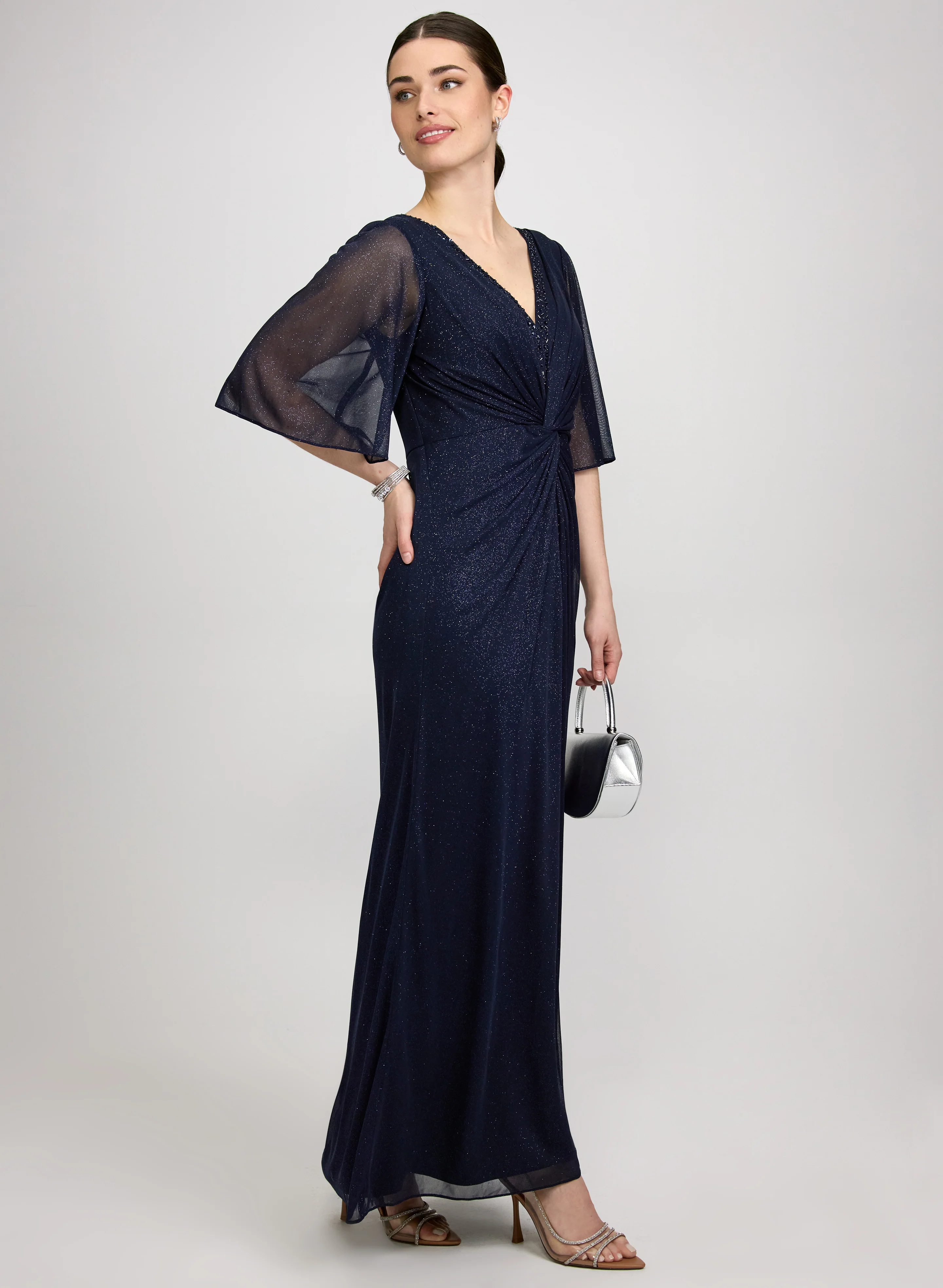 Glitter Mesh Dress - Image 2