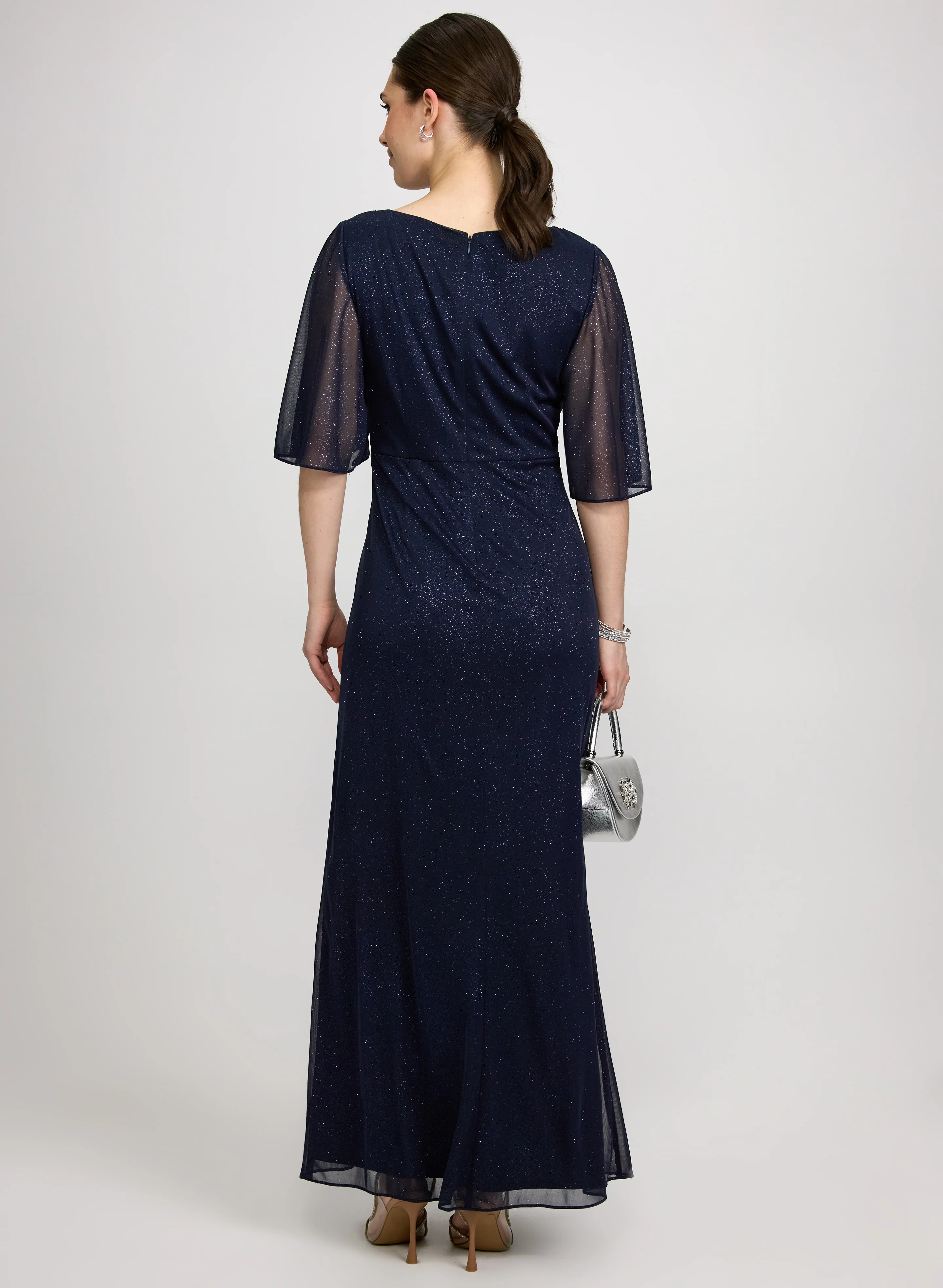 Glitter Mesh Dress - Image 3