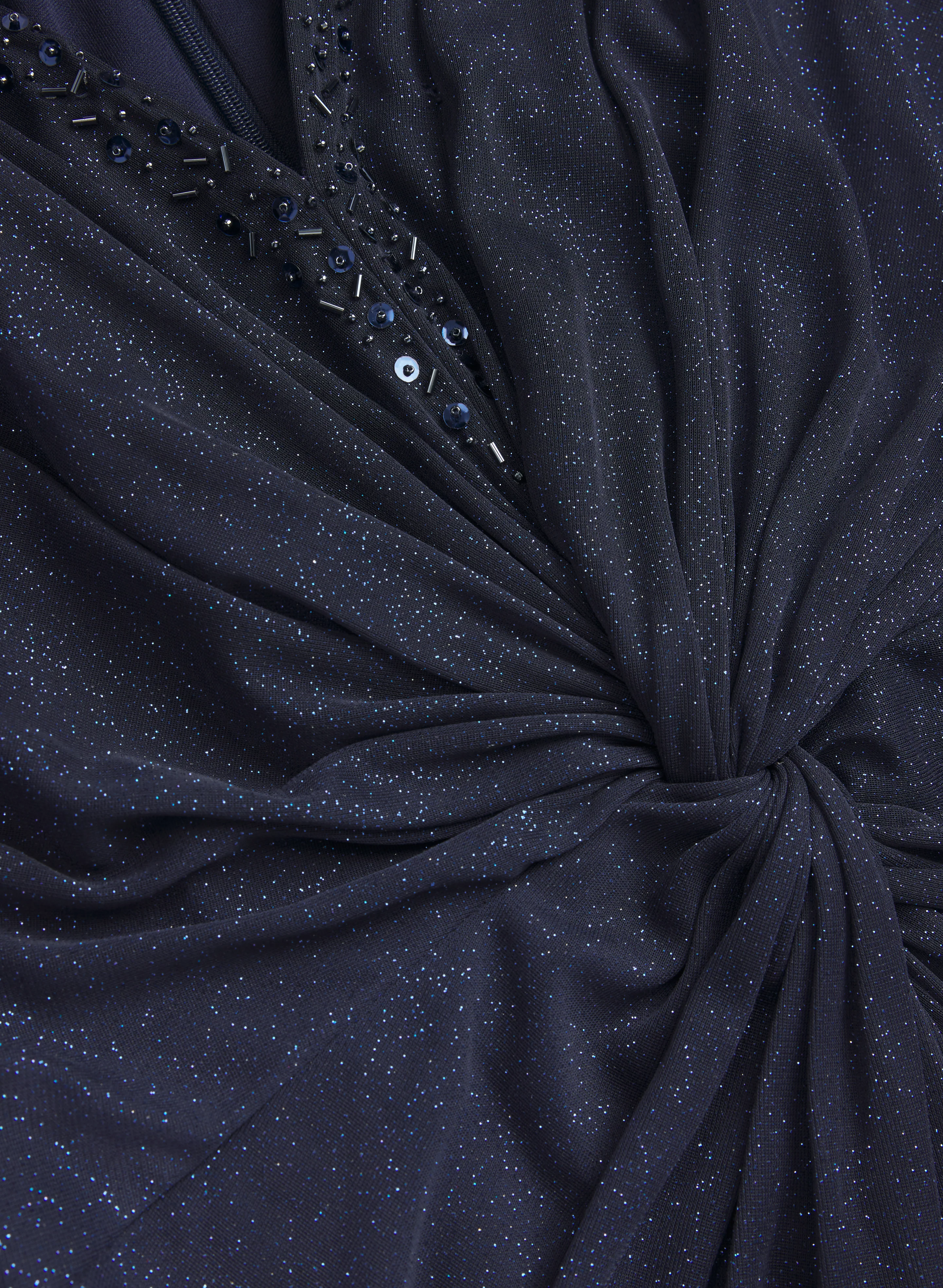 Glitter Mesh Dress - Image 7