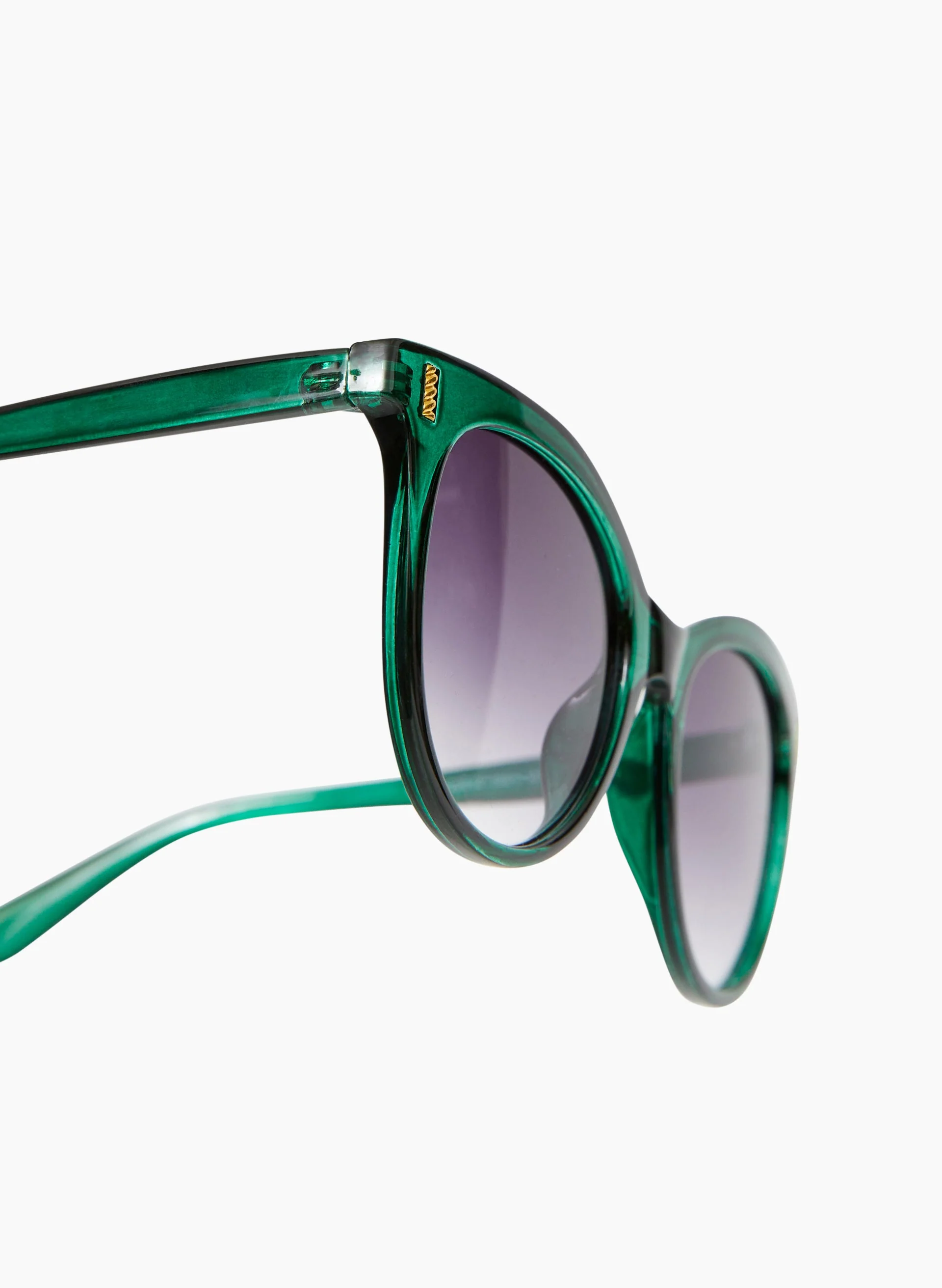 Gold Metallic Detail Sunglasses - Image 2