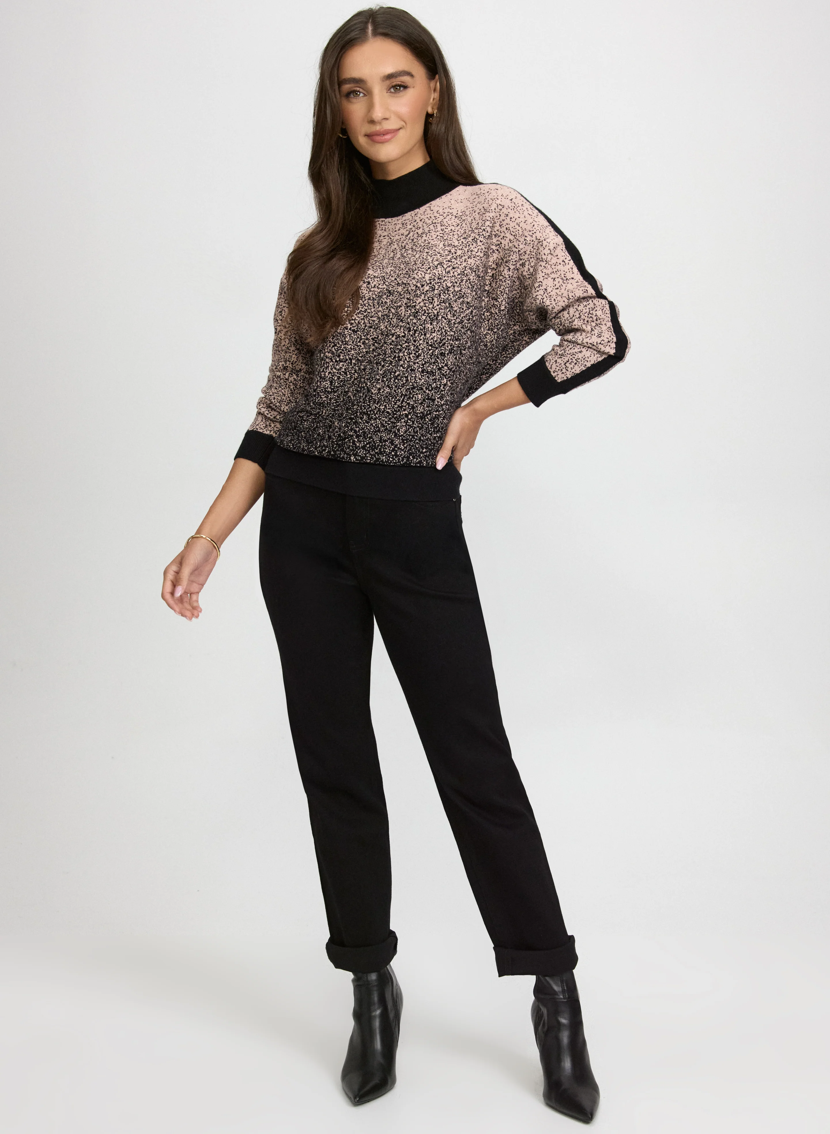 Gradient Dot Motif Sweater - Image 3