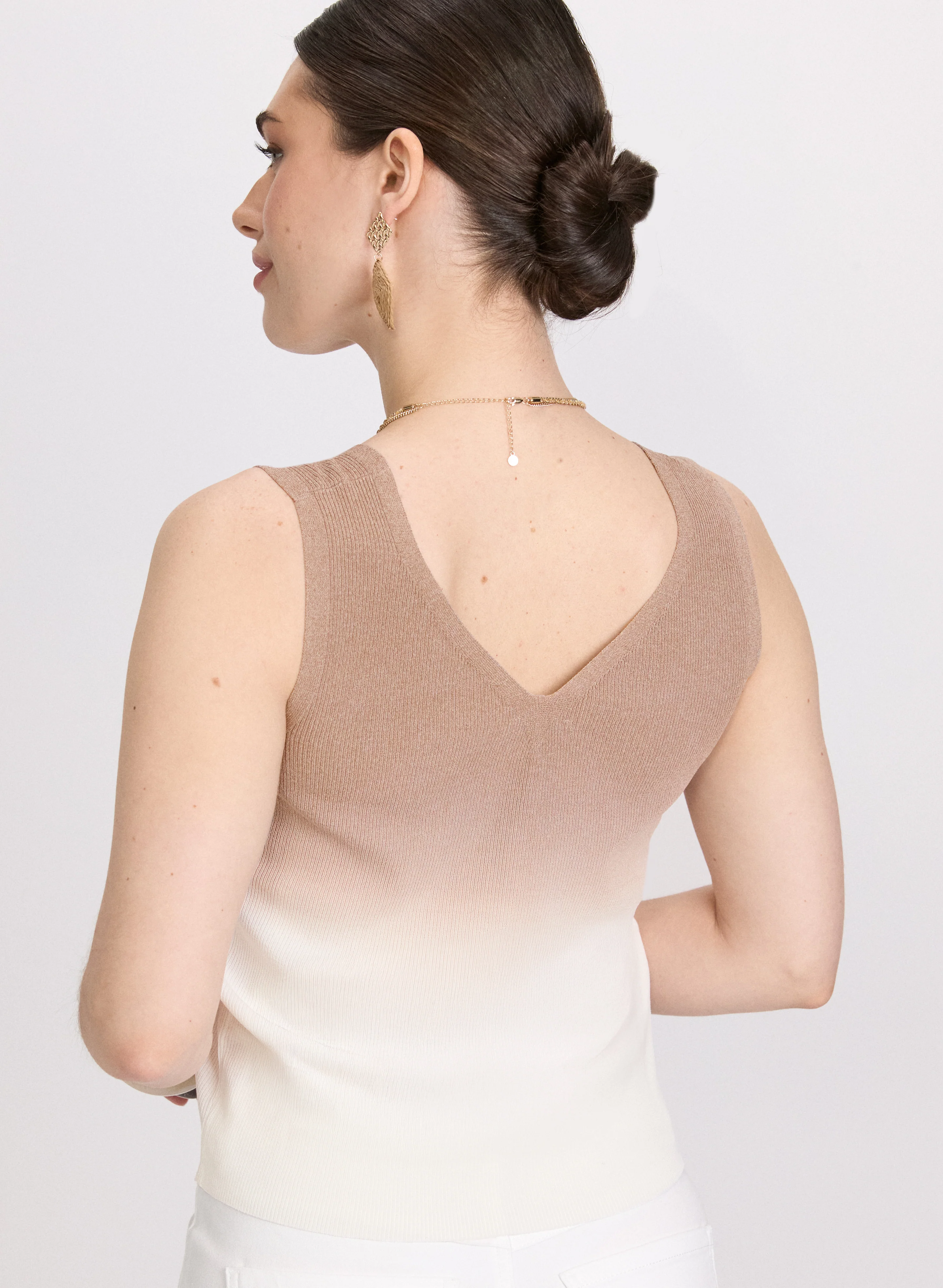 Gradient Knit Pullover - Image 2
