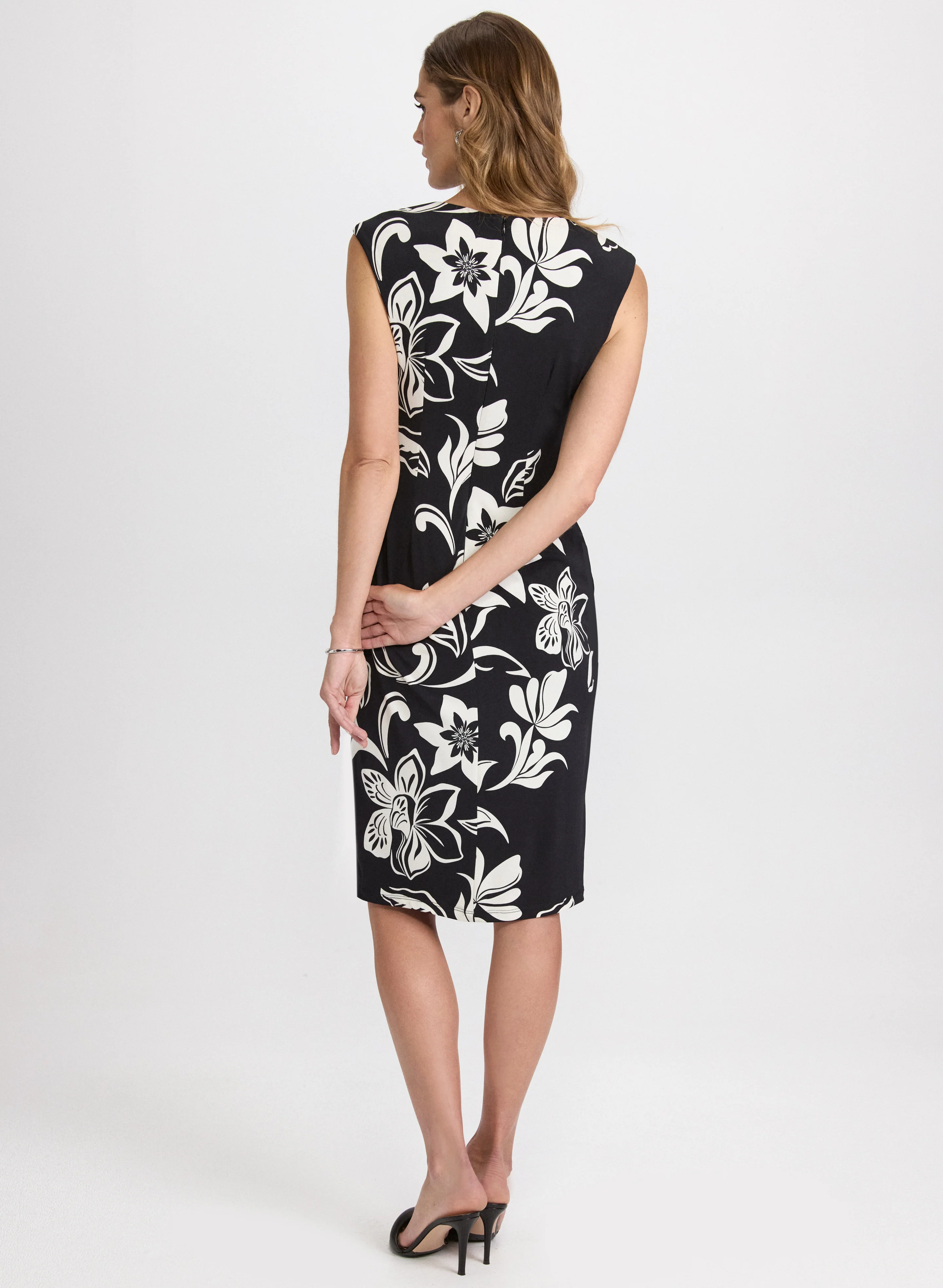 Graphic Floral Dress - Image 3