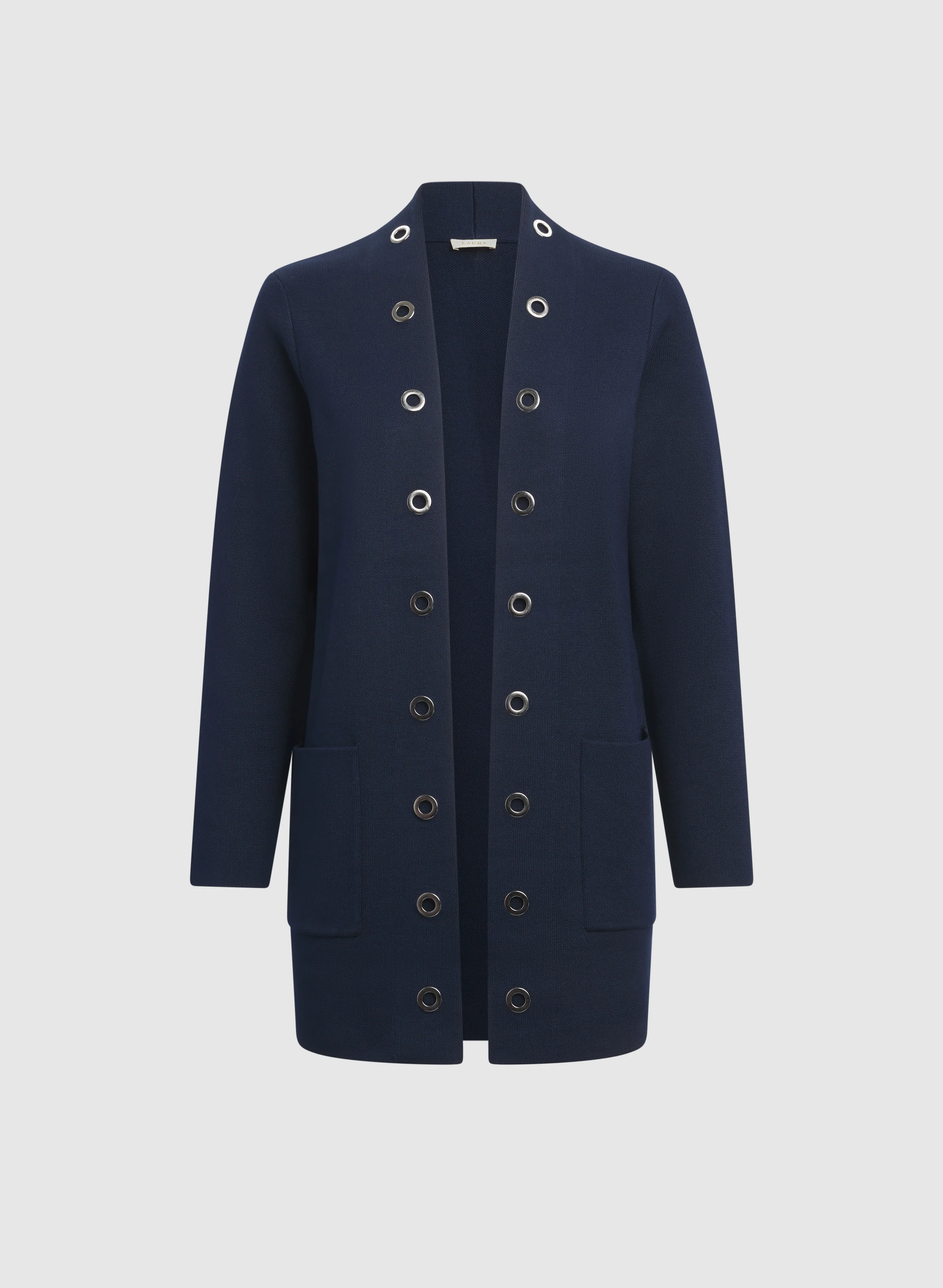 Grommet Detail Cardigan - Image 7