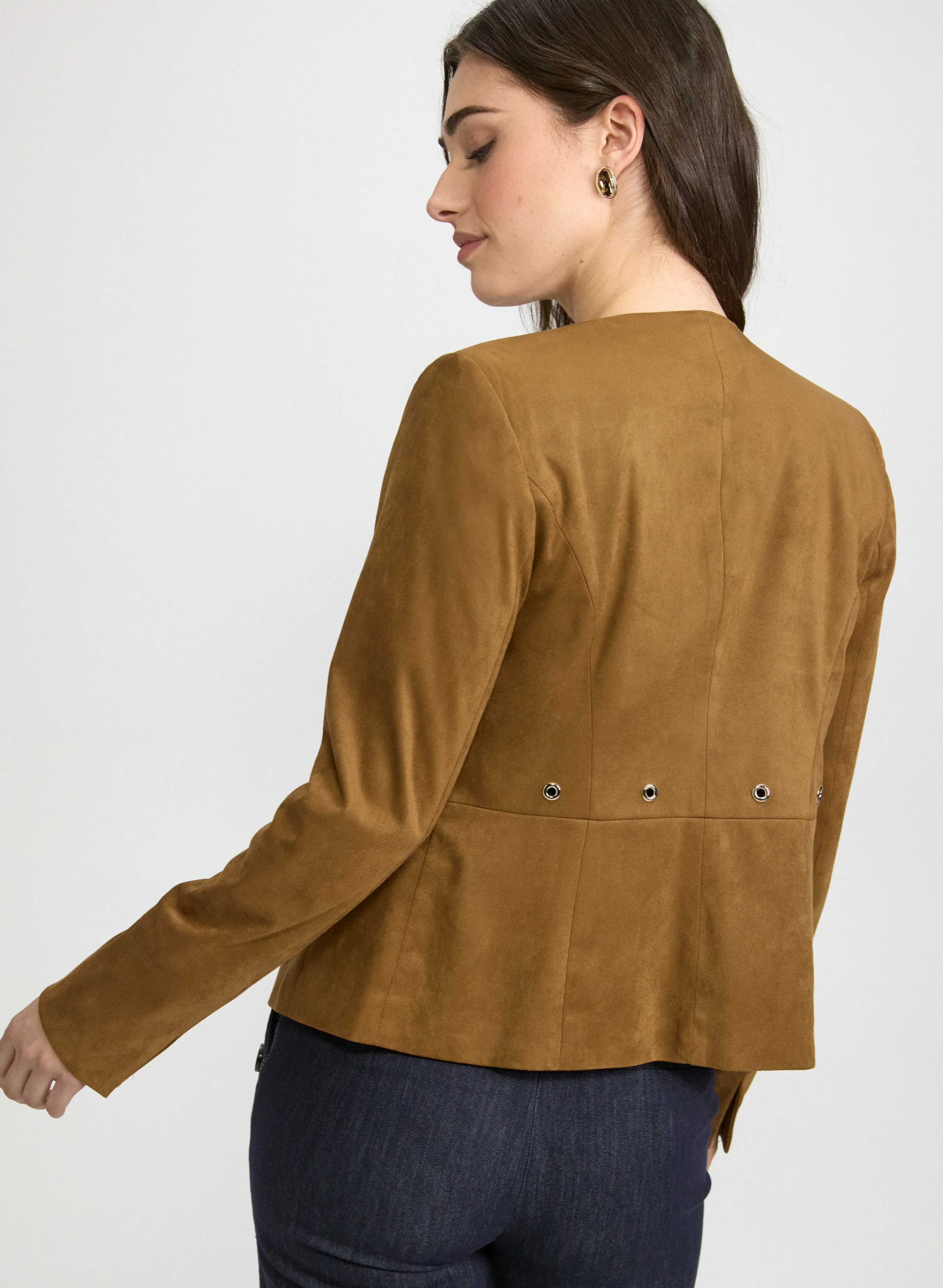 Grommet Detail Jacket - Image 4