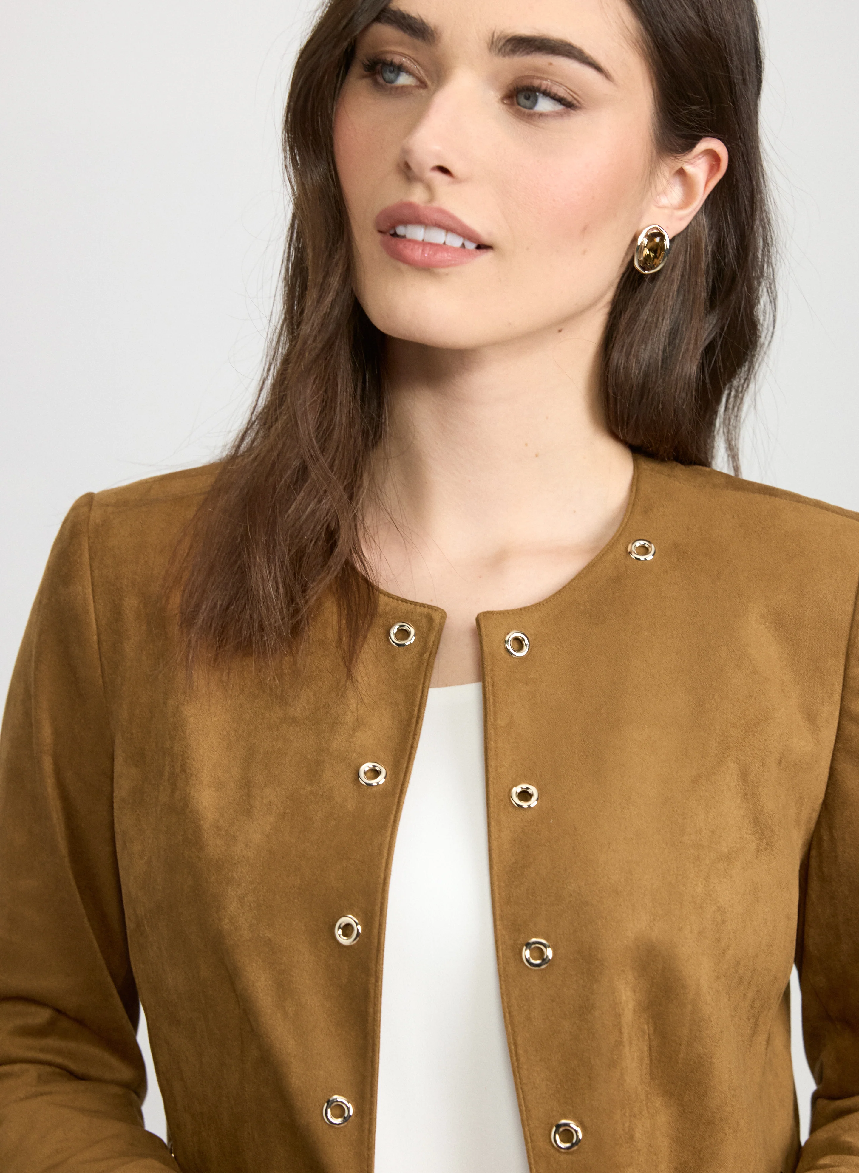 Grommet Detail Jacket - Image 5