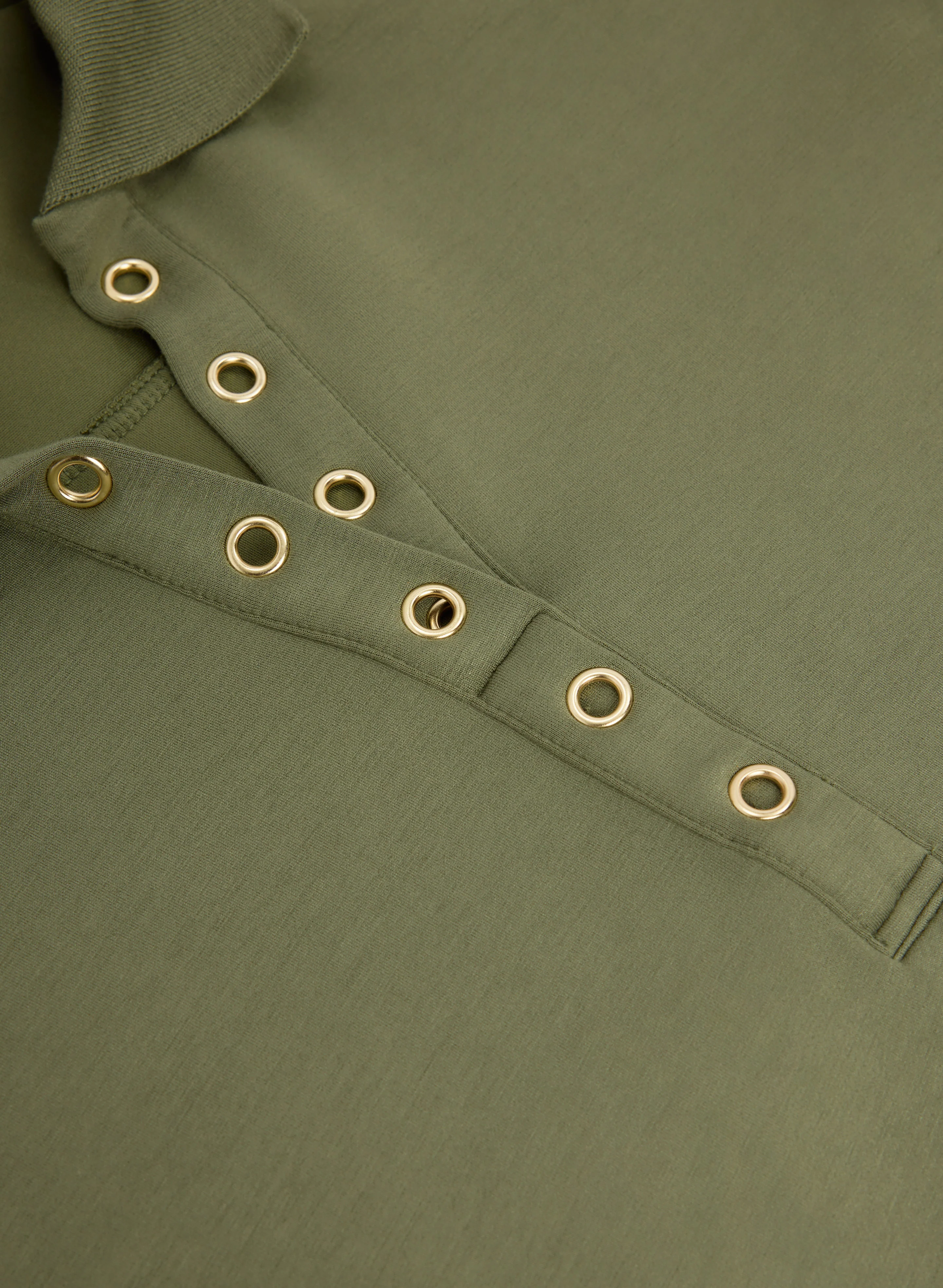 Grommet Placket Top - Image 10