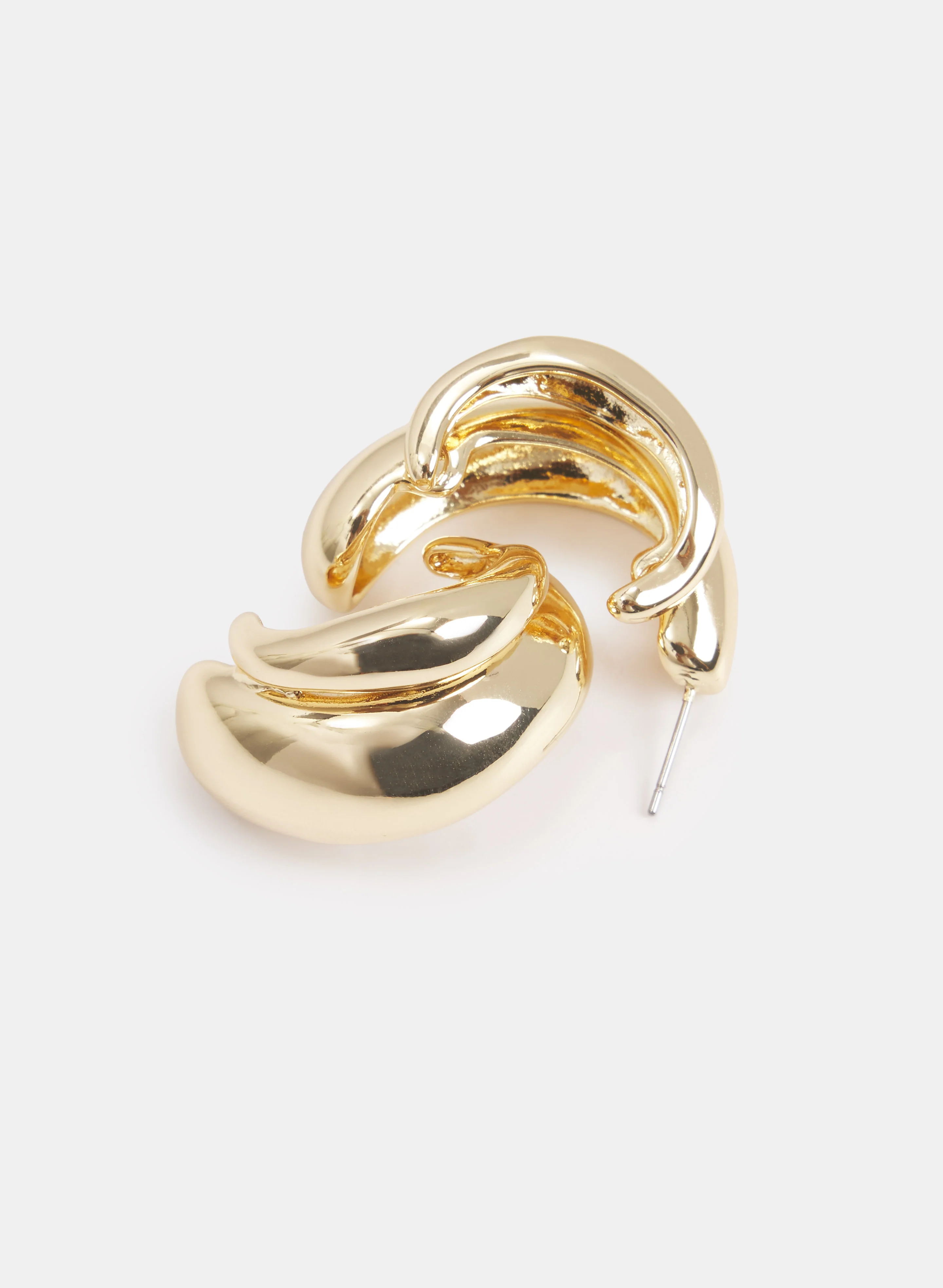 Half-Hoop Earrings - Image 2