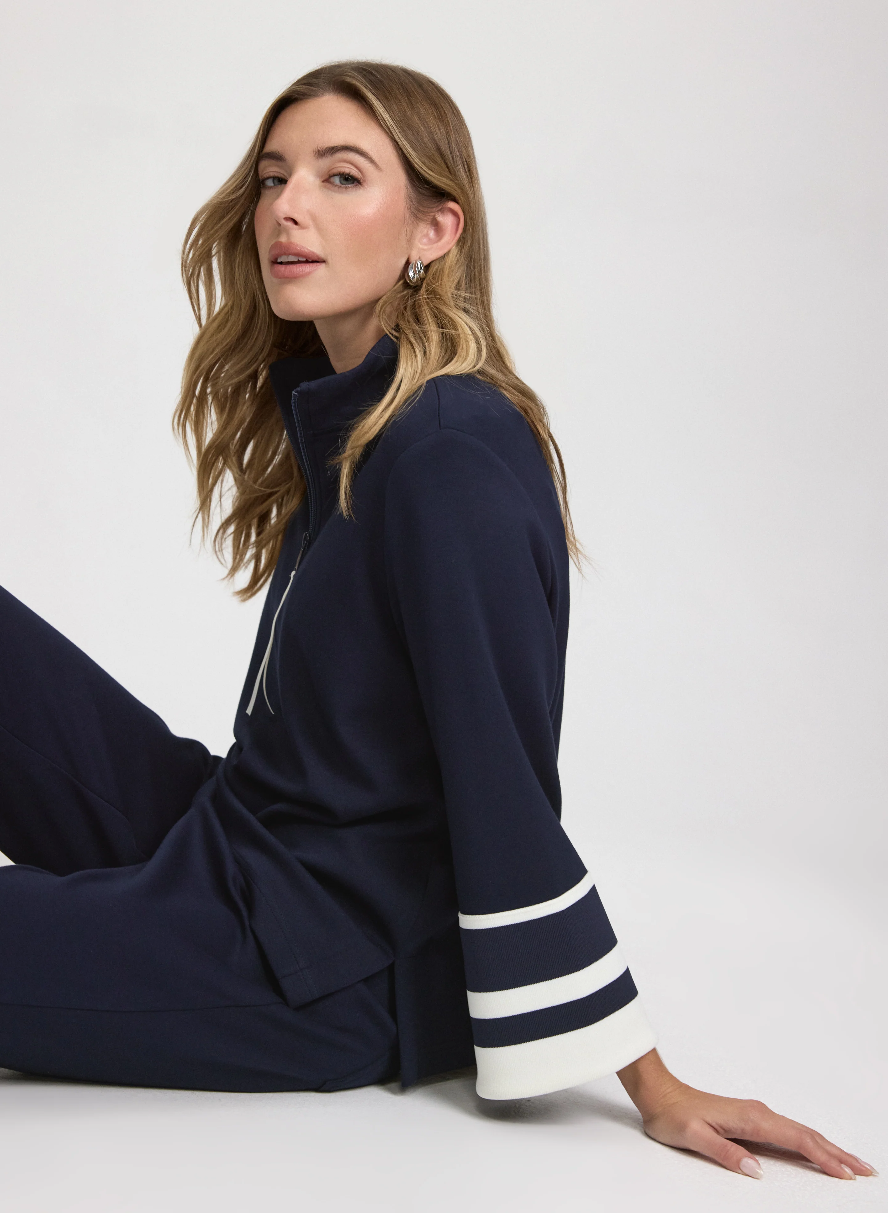 Half-Zip Scuba Top - Image 9