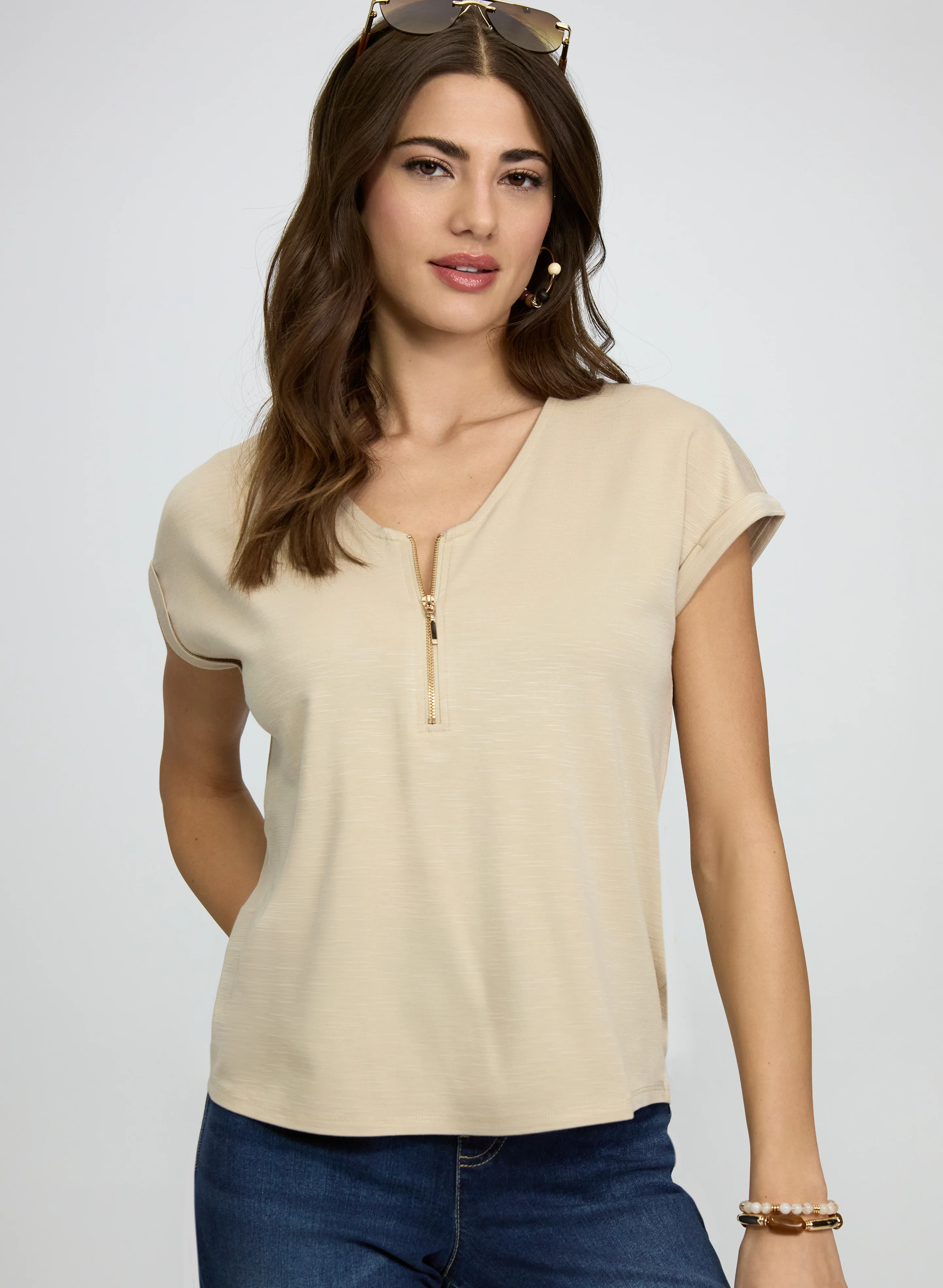 Half-Zip T-Shirt