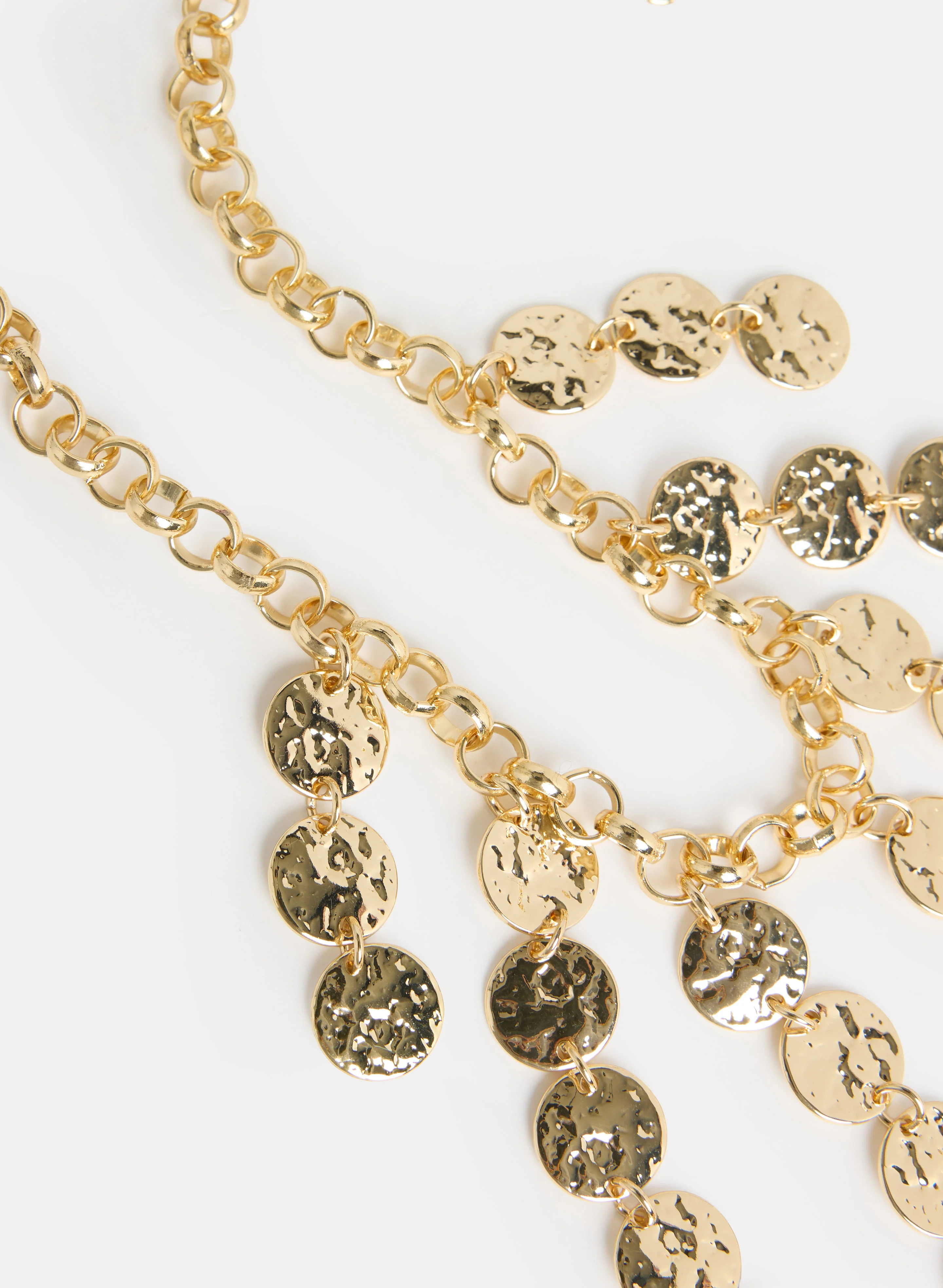 Hammered Disc Necklace - Image 2