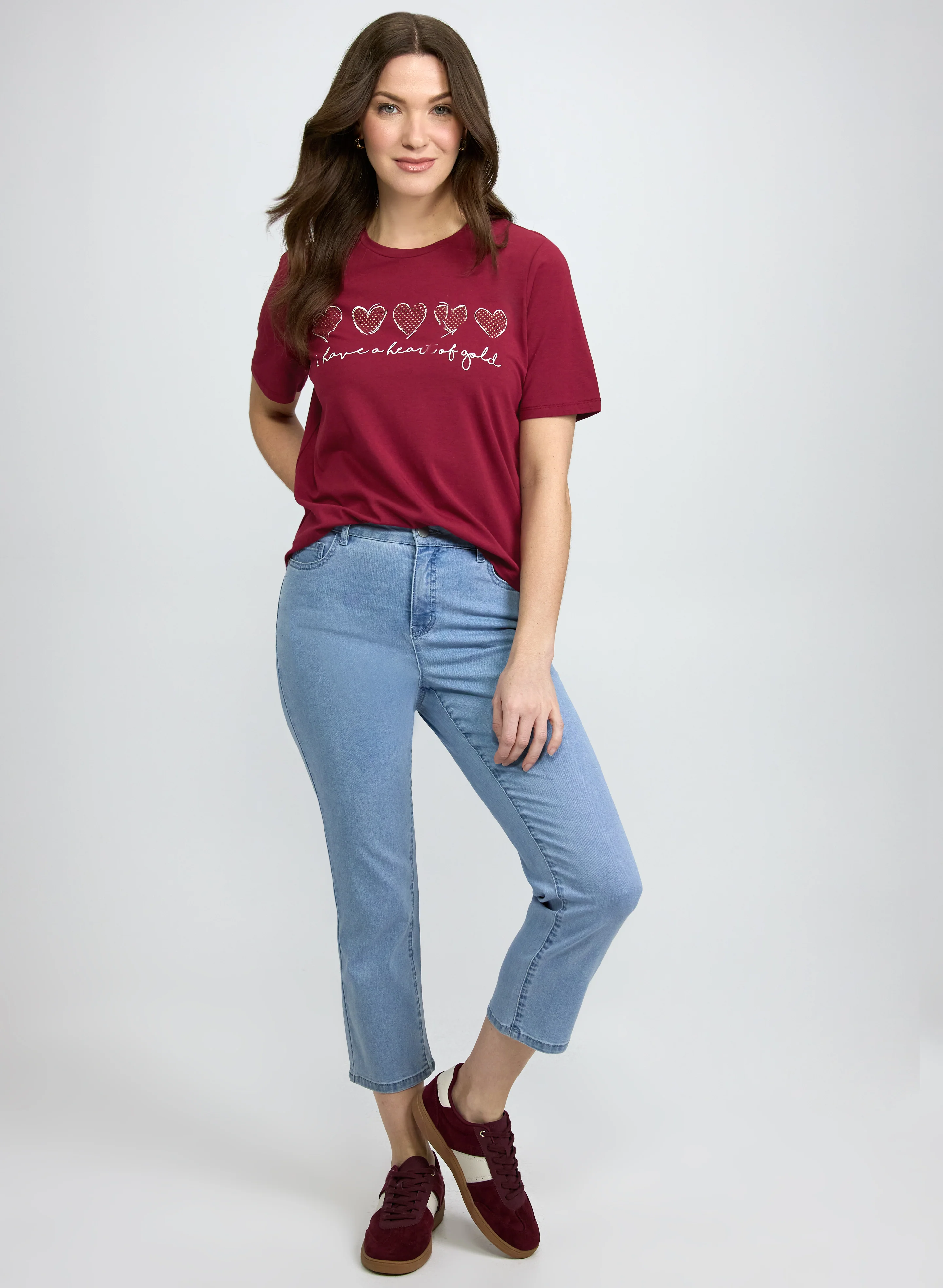Heart Modal-Blend T-Shirt - Image 3