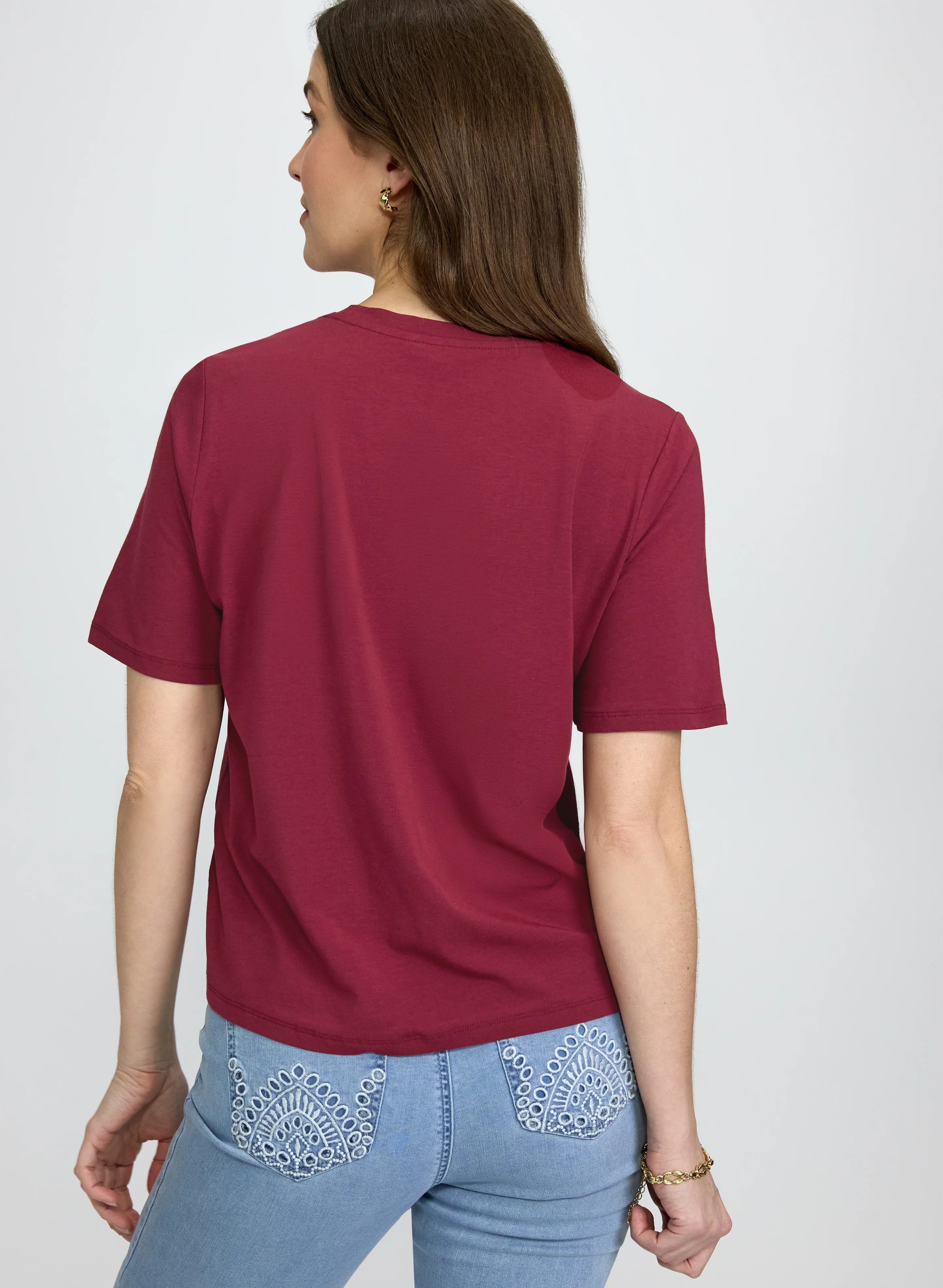 Heart Modal-Blend T-Shirt - Image 4