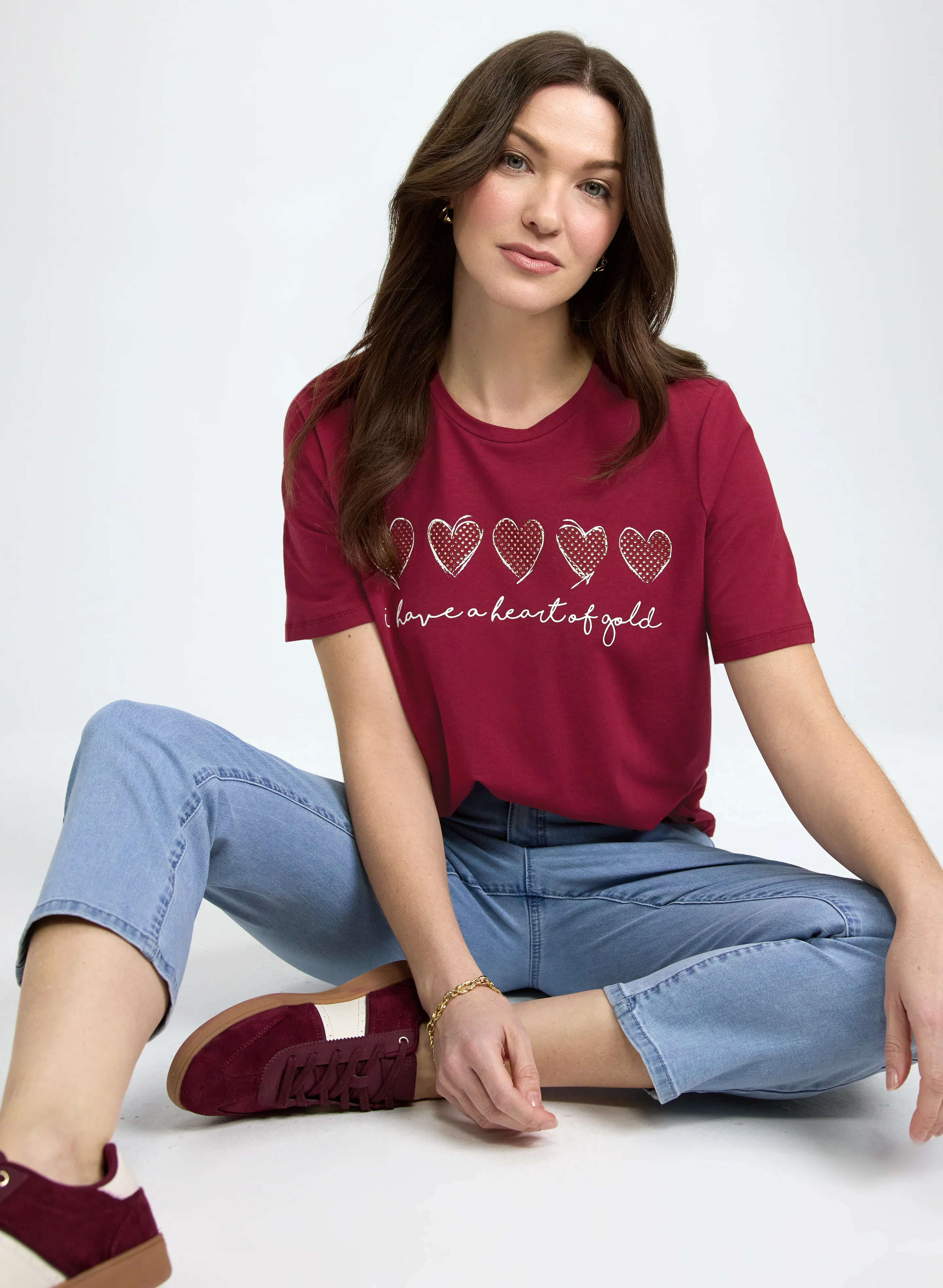 Heart Modal-Blend T-Shirt - Image 5