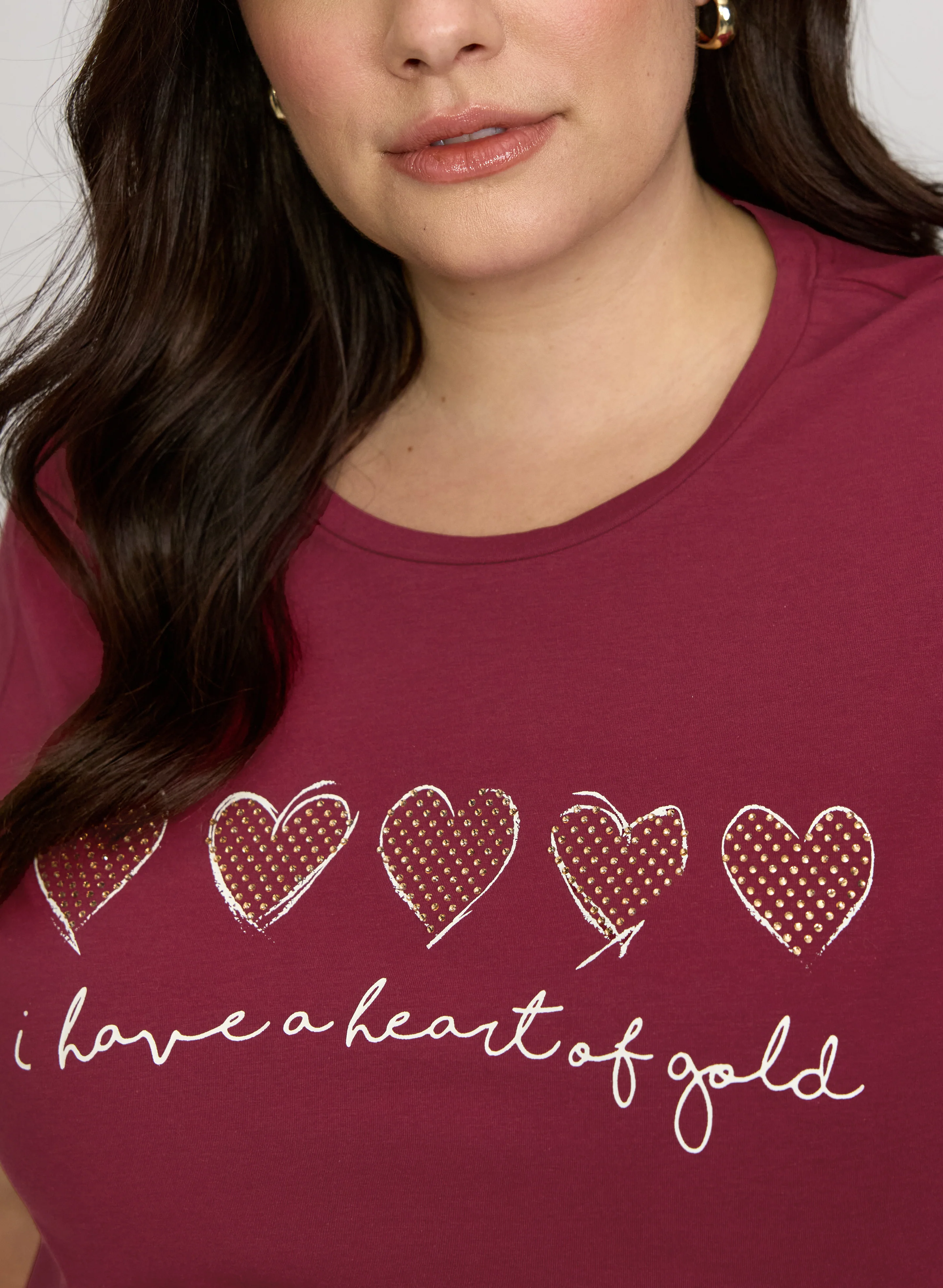 Heart Modal-Blend T-Shirt - Image 2