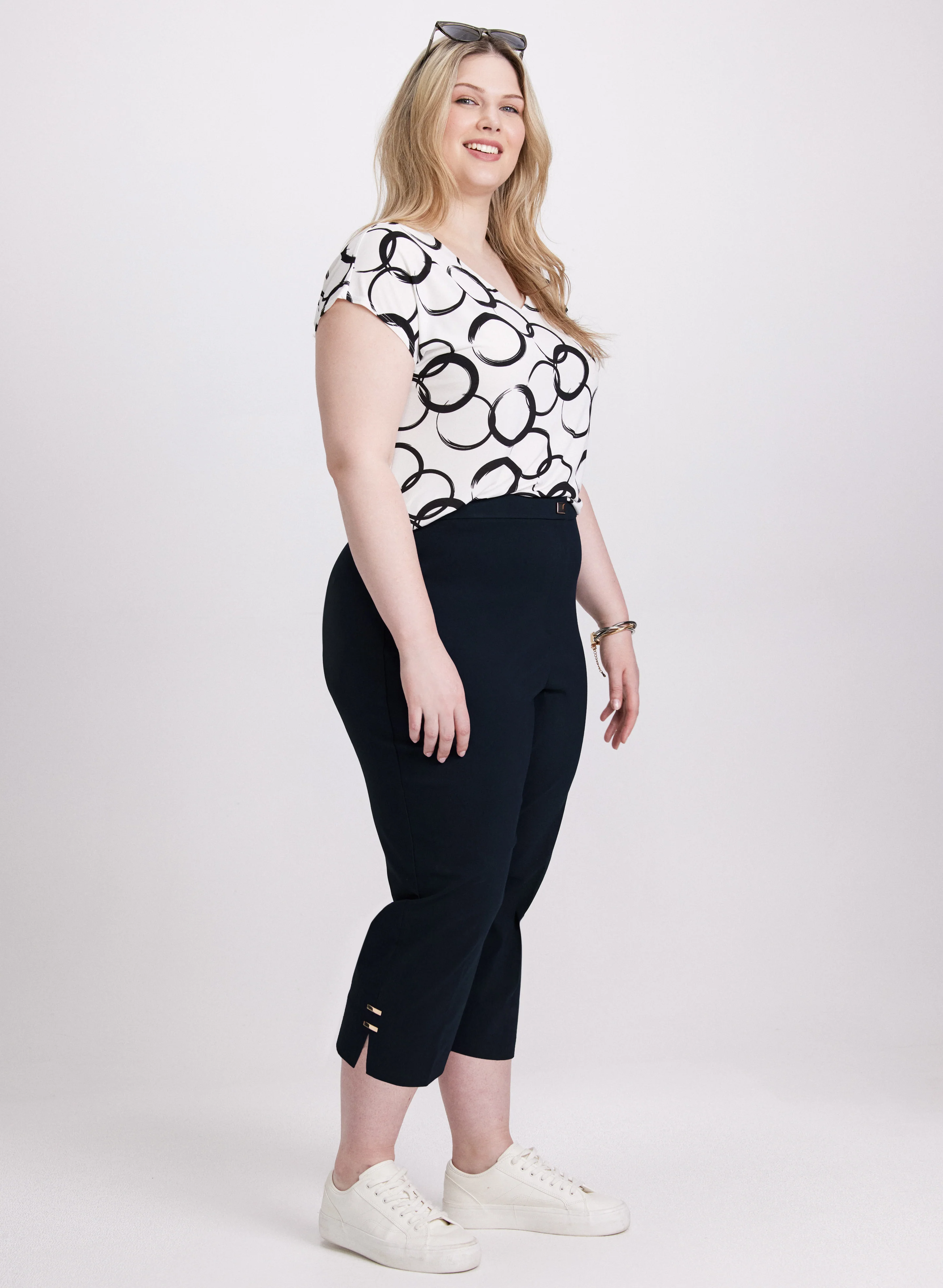 High-Rise Bengaline Capris - Image 5