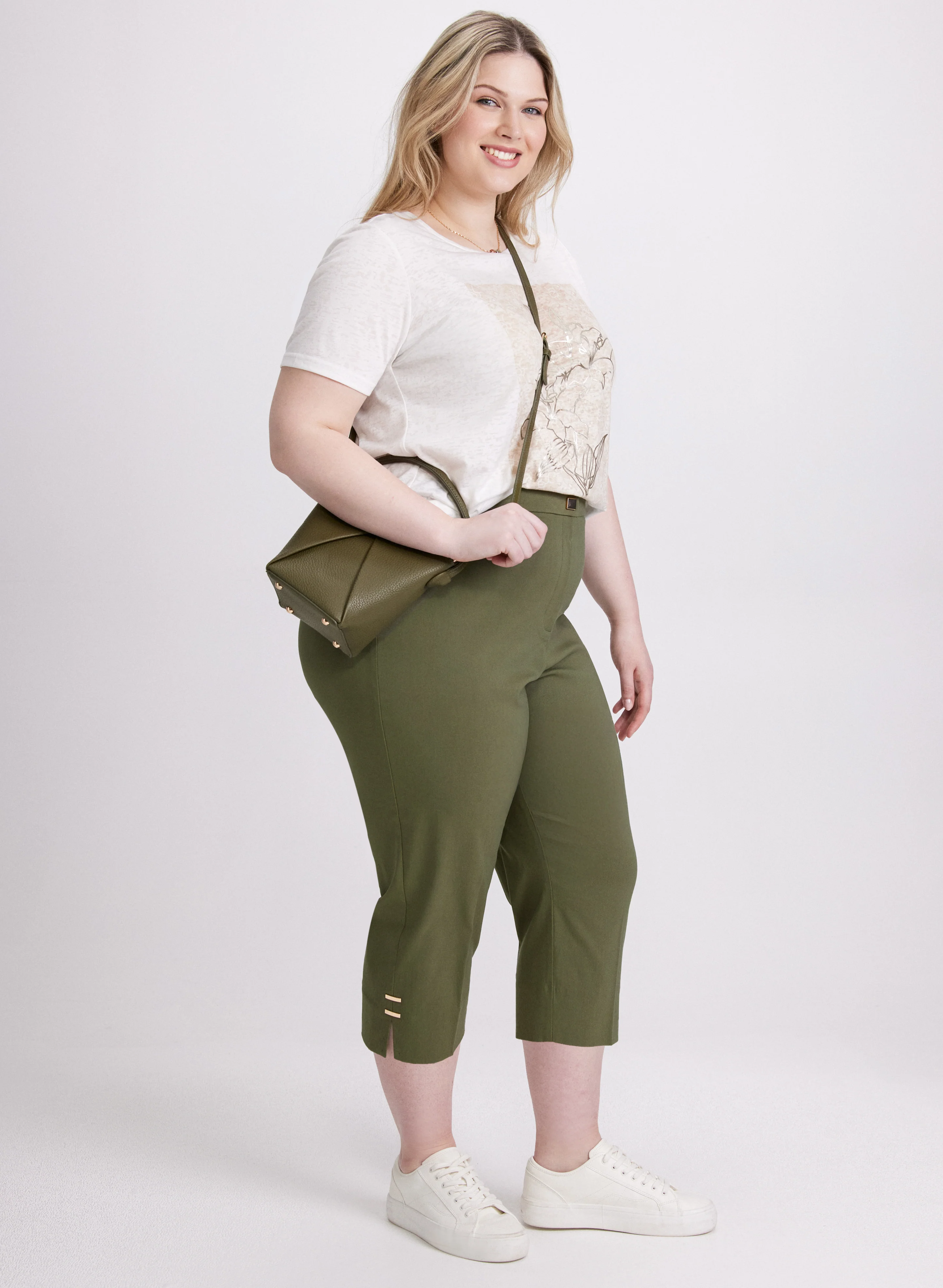 High-Rise Bengaline Capris - Image 5