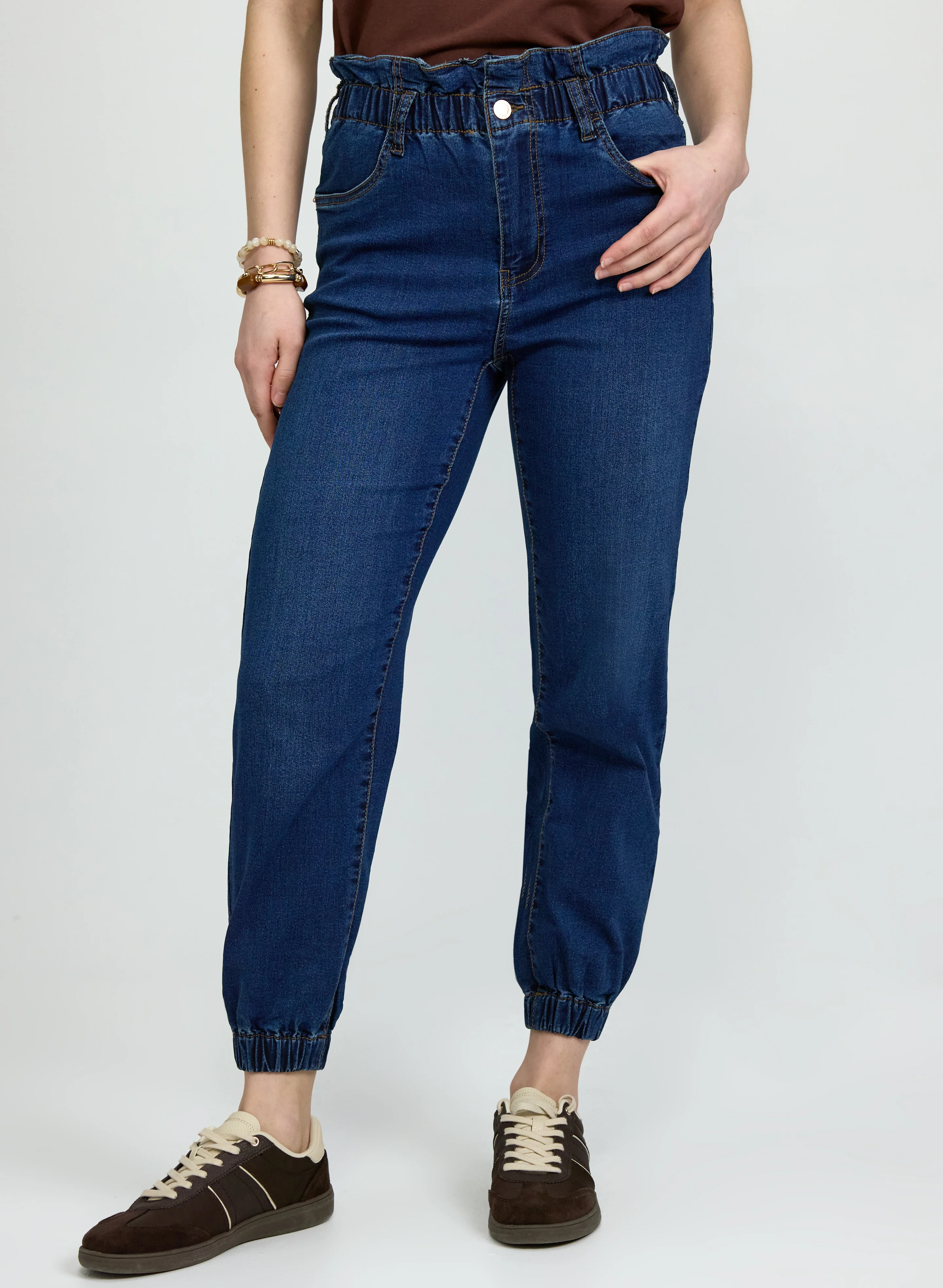High-Rise Jogger Jeans