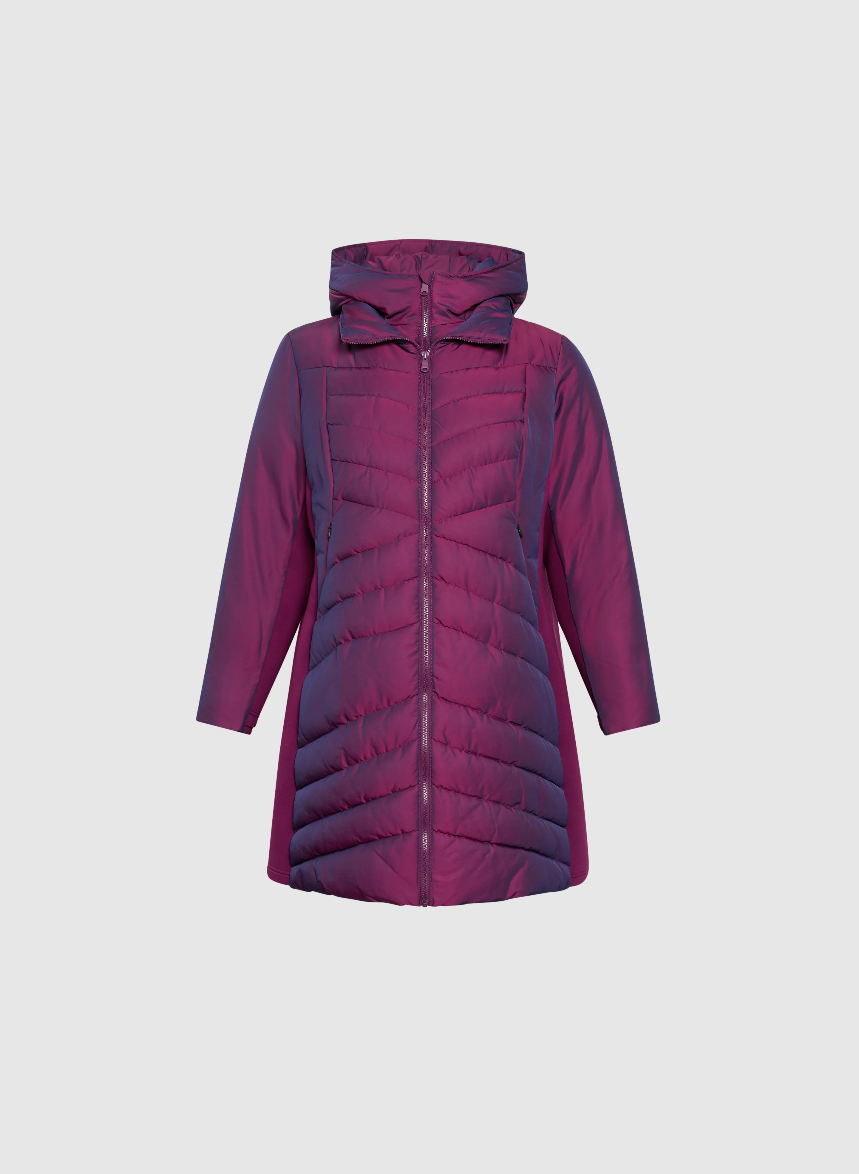 Bernardo - Hooded Iridescent Puffer Coat - Image 5