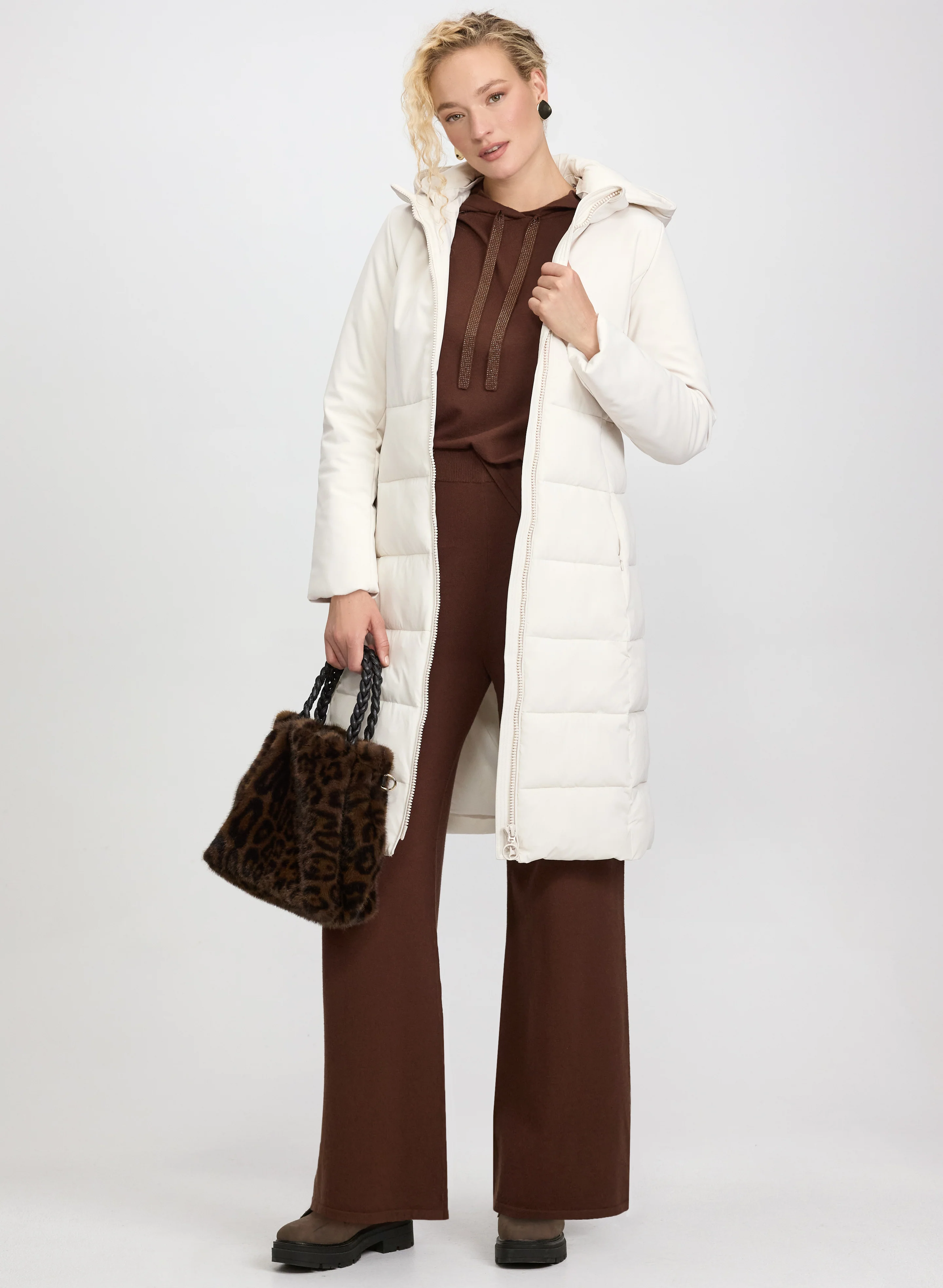 Hooded Knit Pullover - Image 10