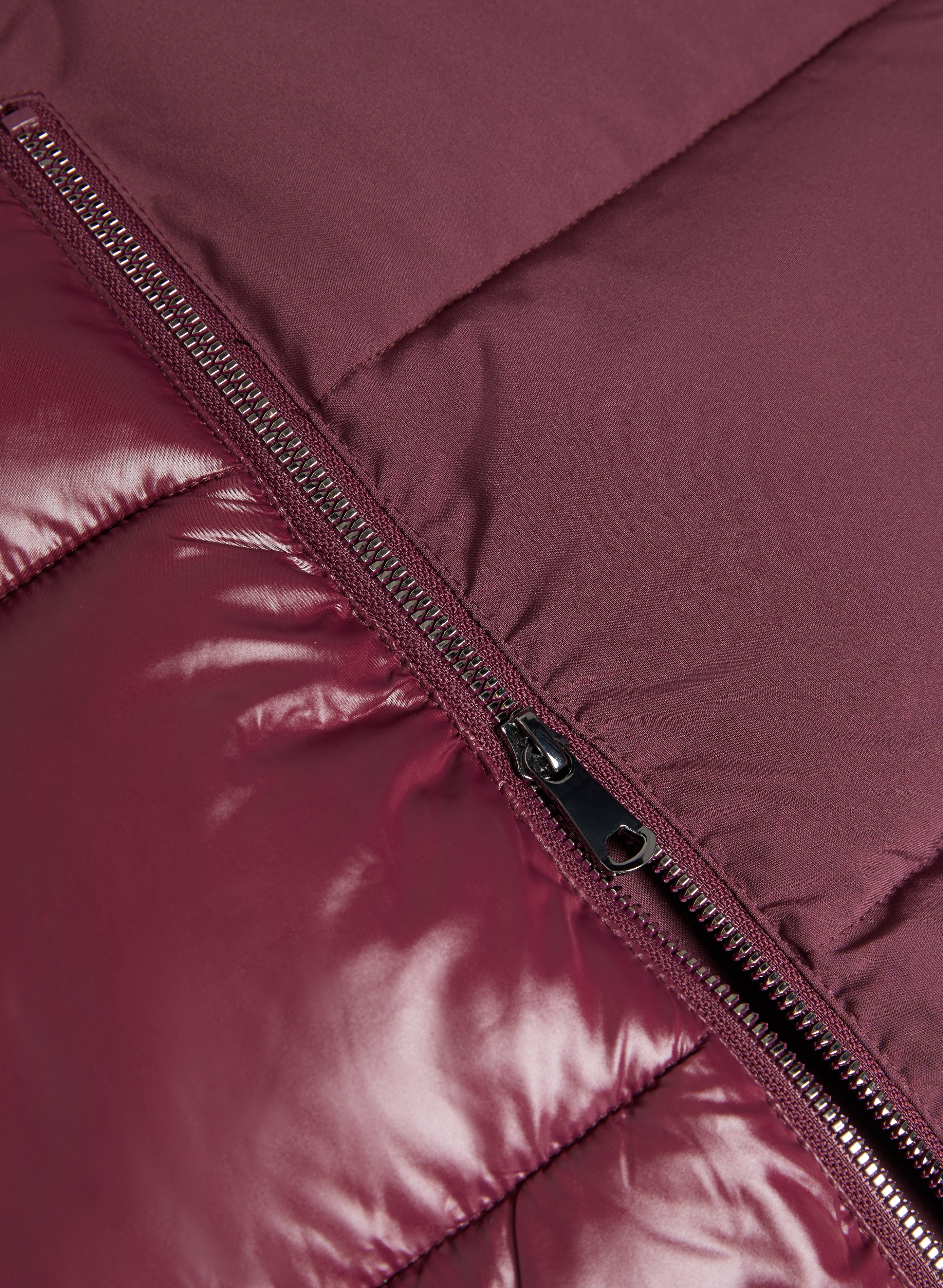 Mixed Puffer Coat - Image 7