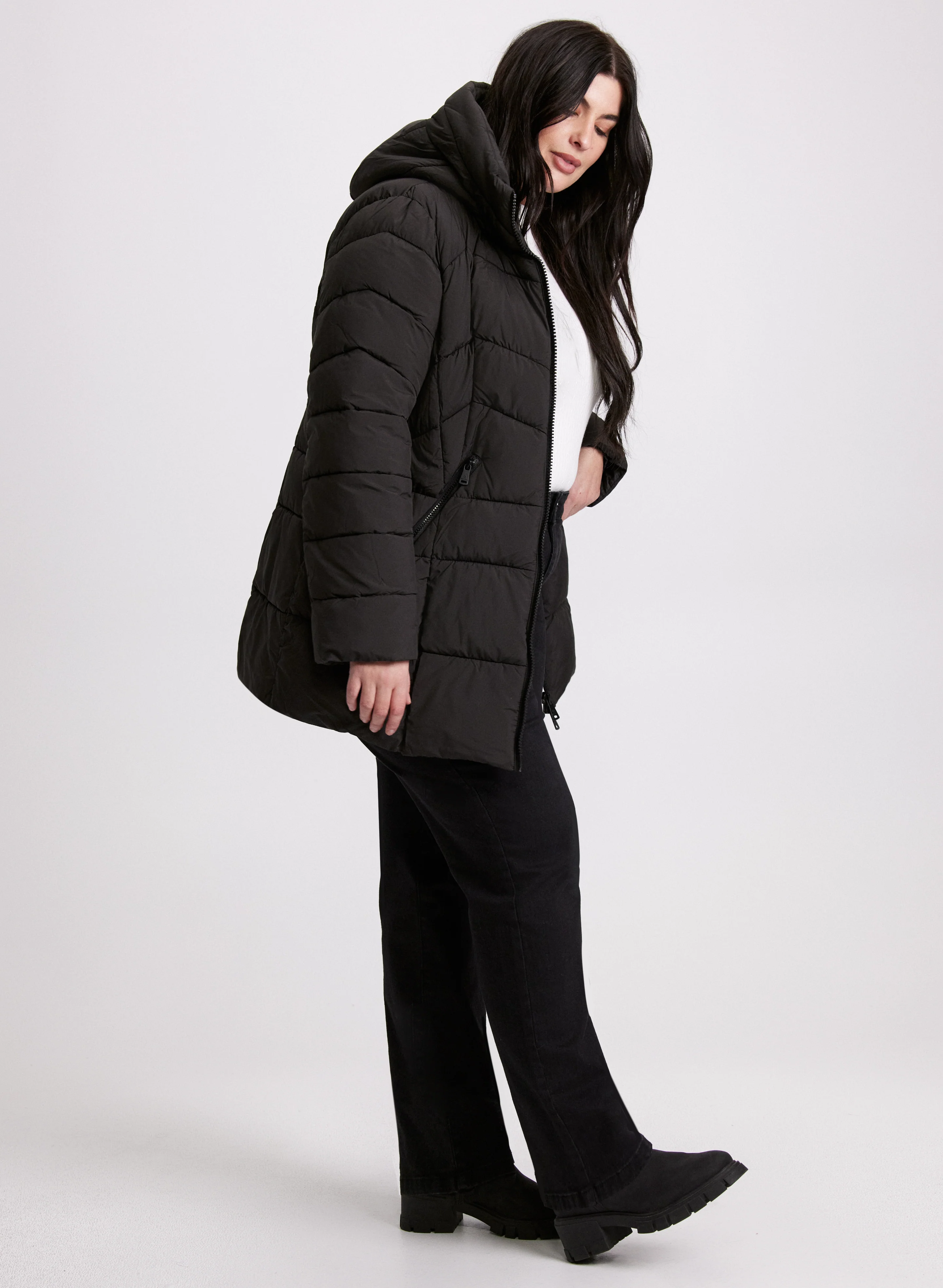Bernardo - Recycled Material Puffer Coat - Image 12