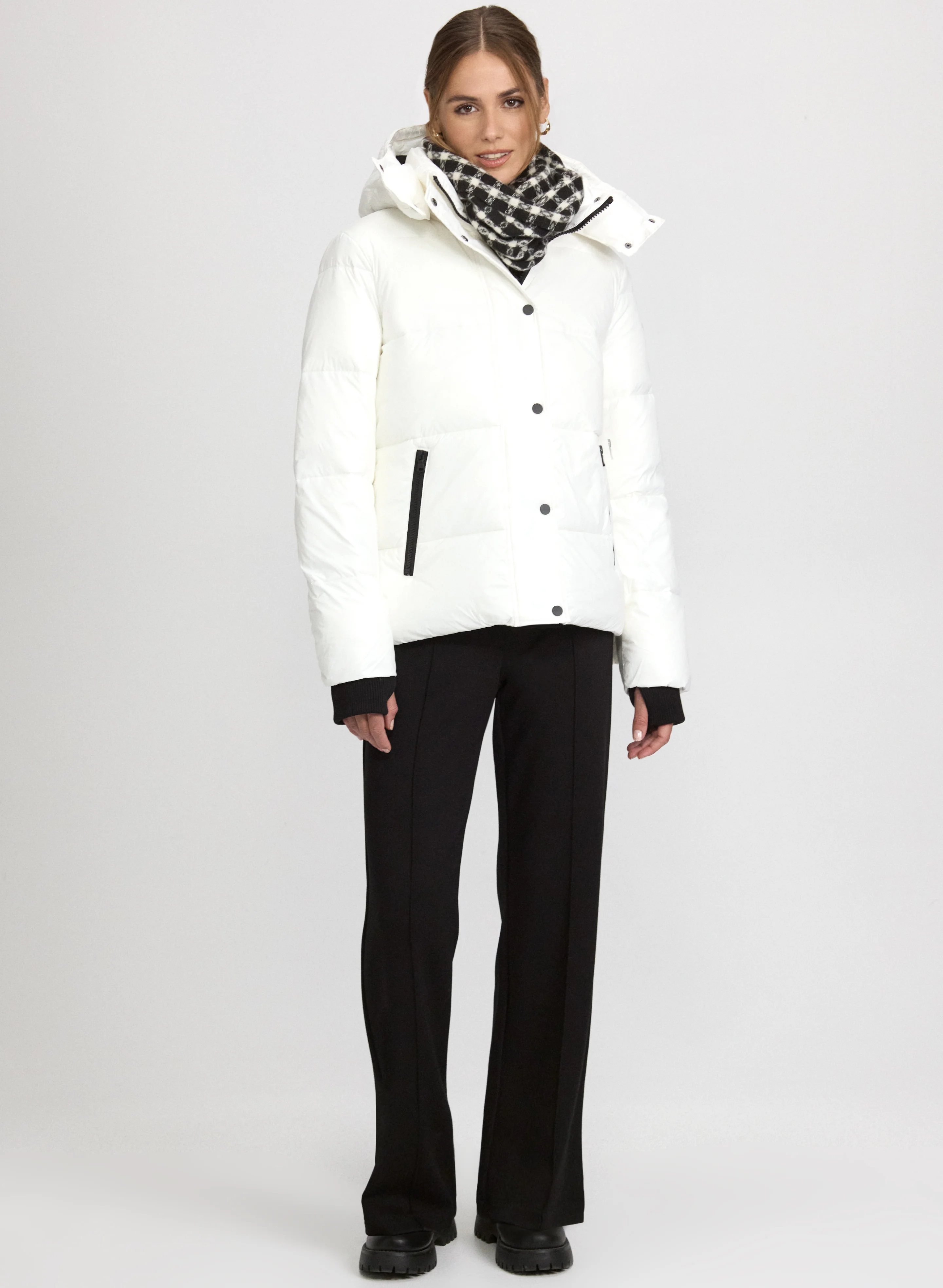 Hooded Puffer Coat - Image 2