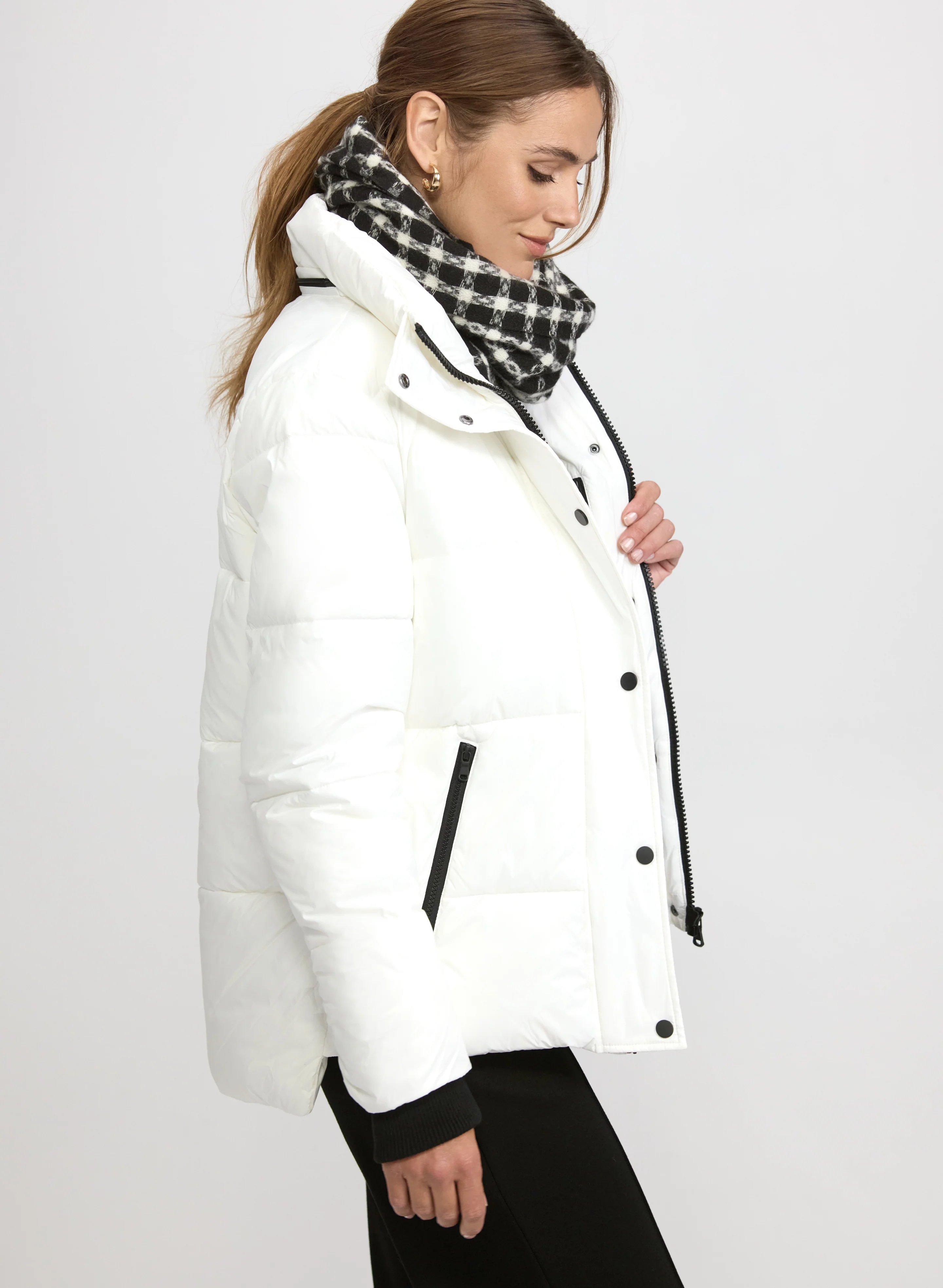 Hooded Puffer Coat - Image 5