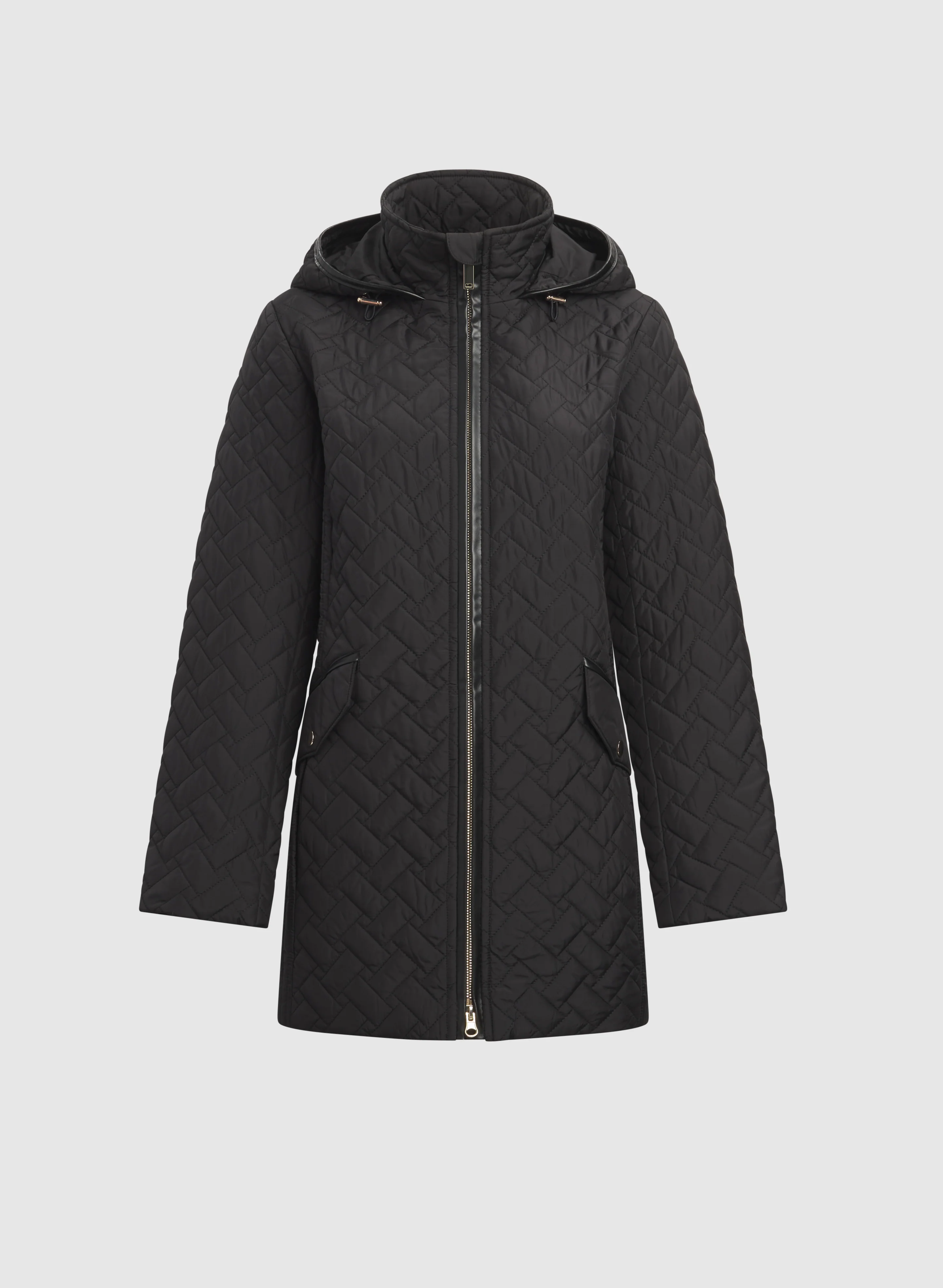 Hooded Quilted Coat - Image 6