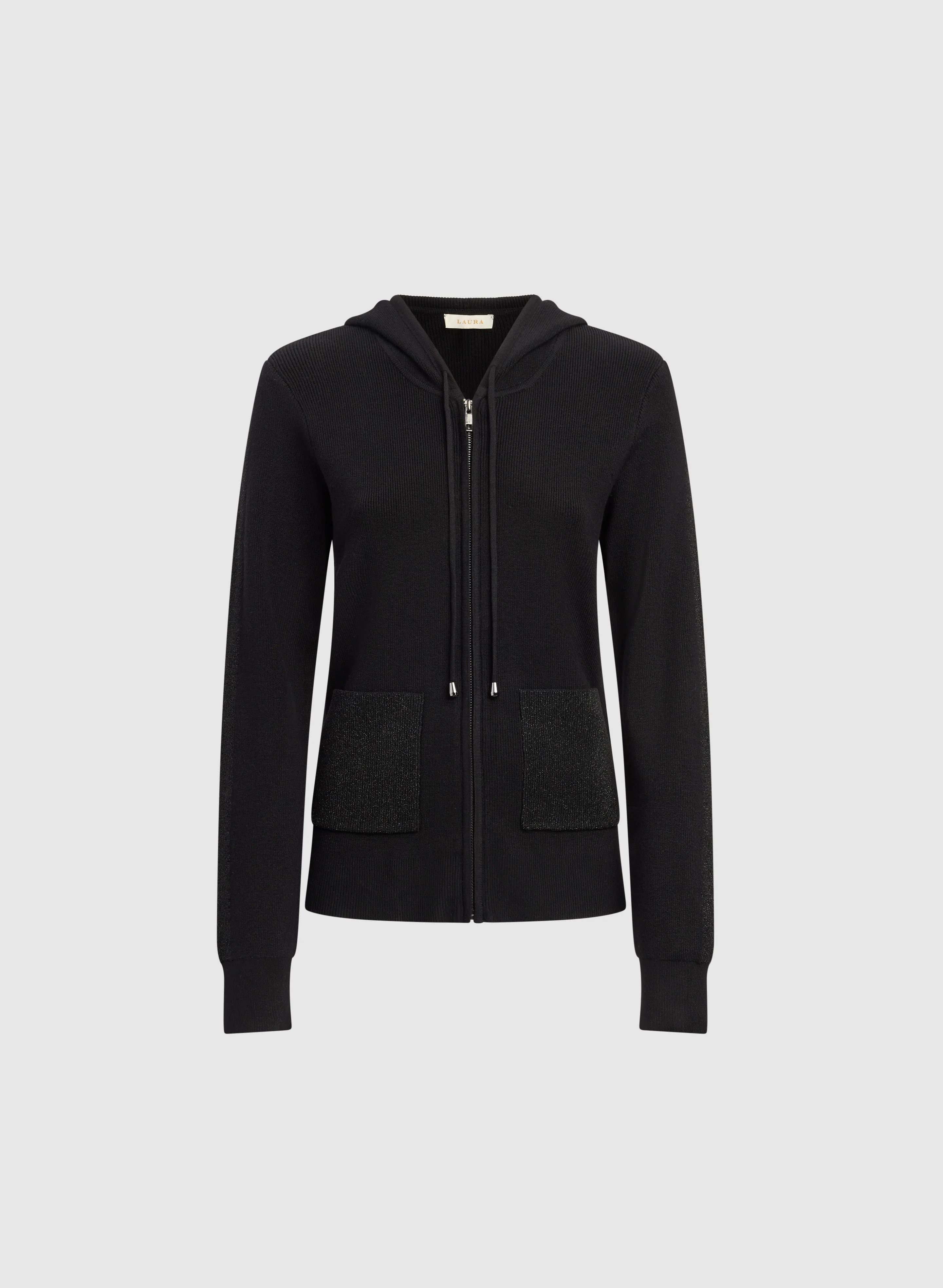Hooded Zip-Front Sweater - Image 6