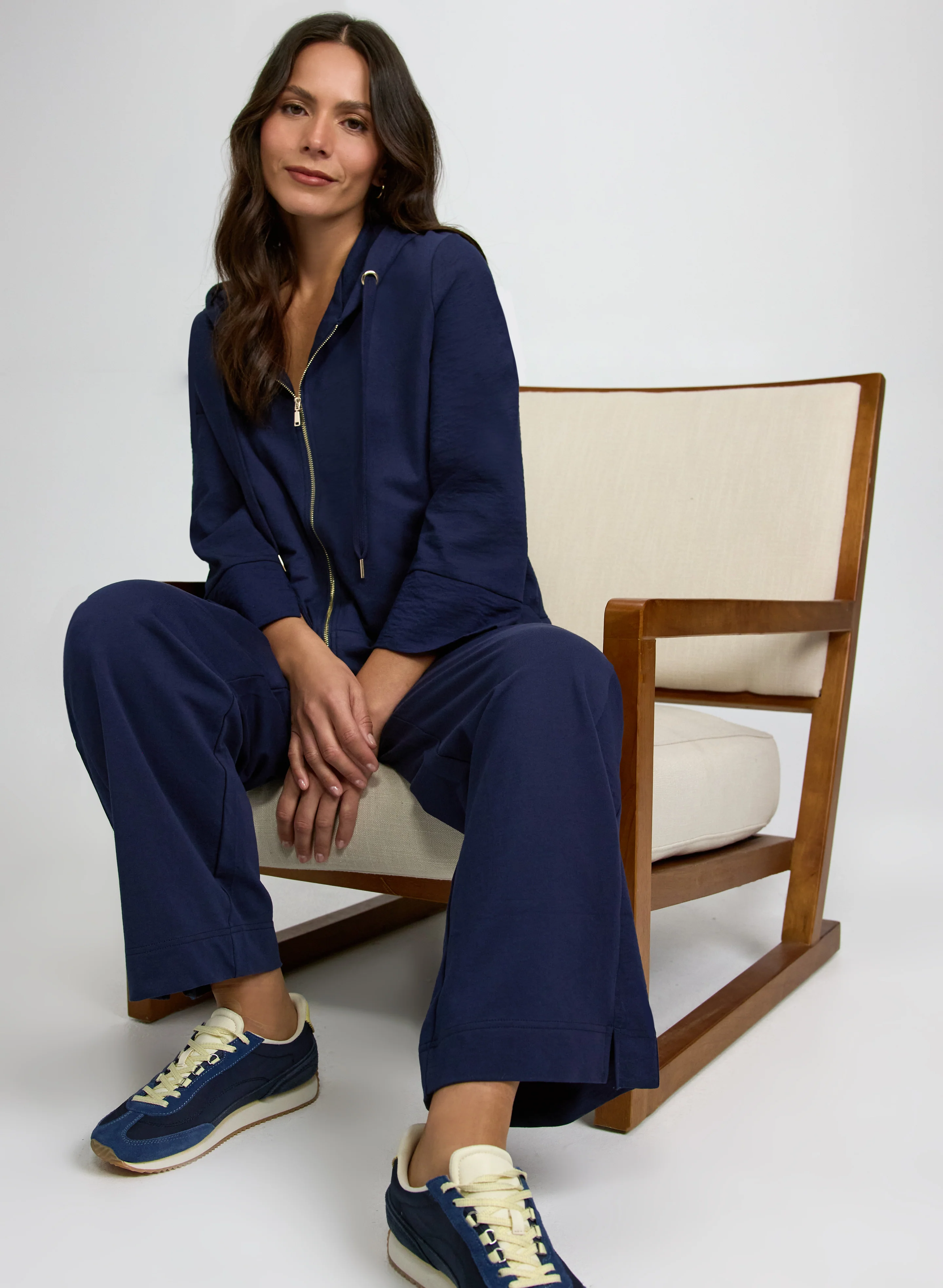 Hooded Zip Front Top - Image 5