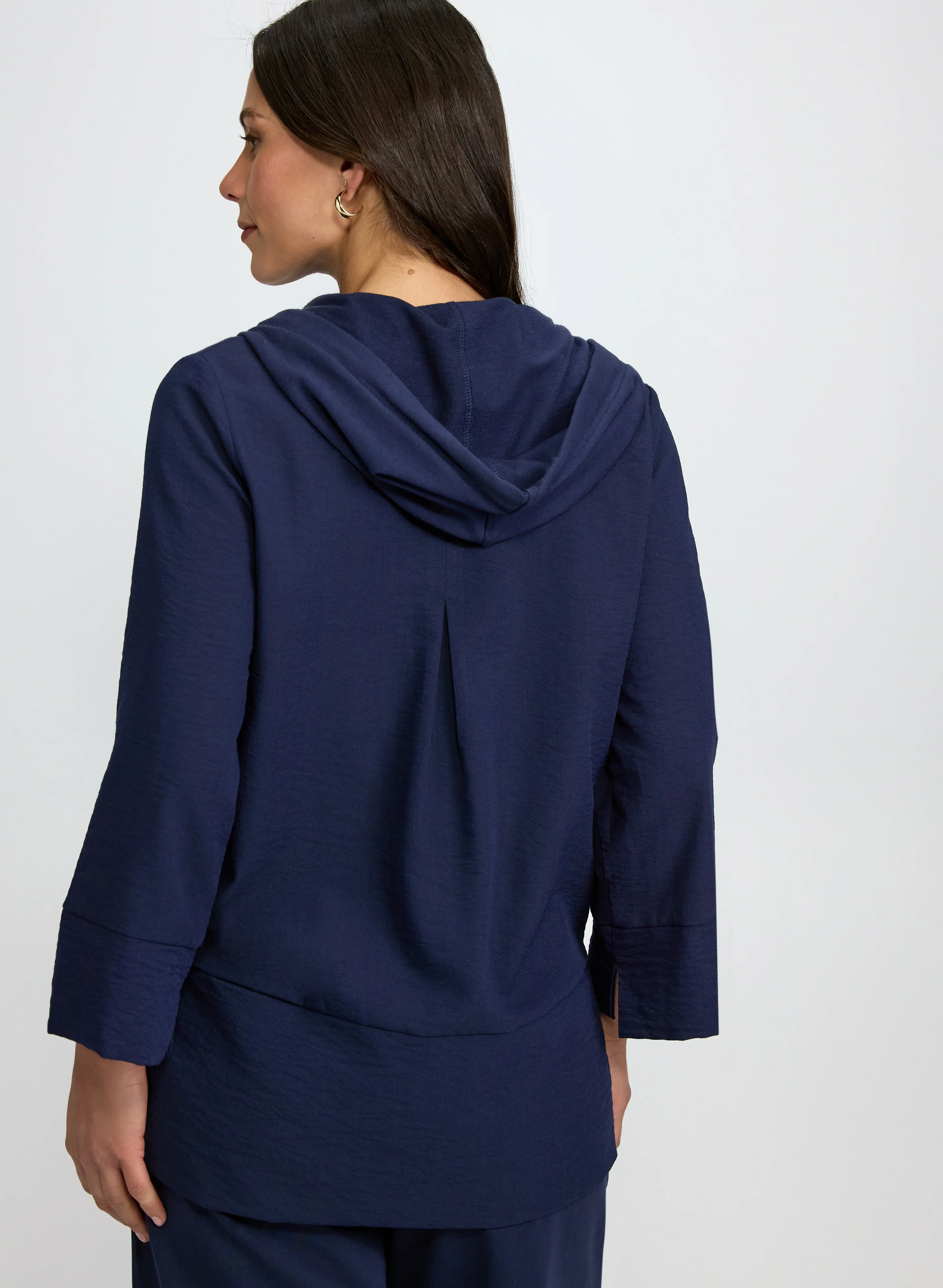 Hooded Zip Front Top - Image 7