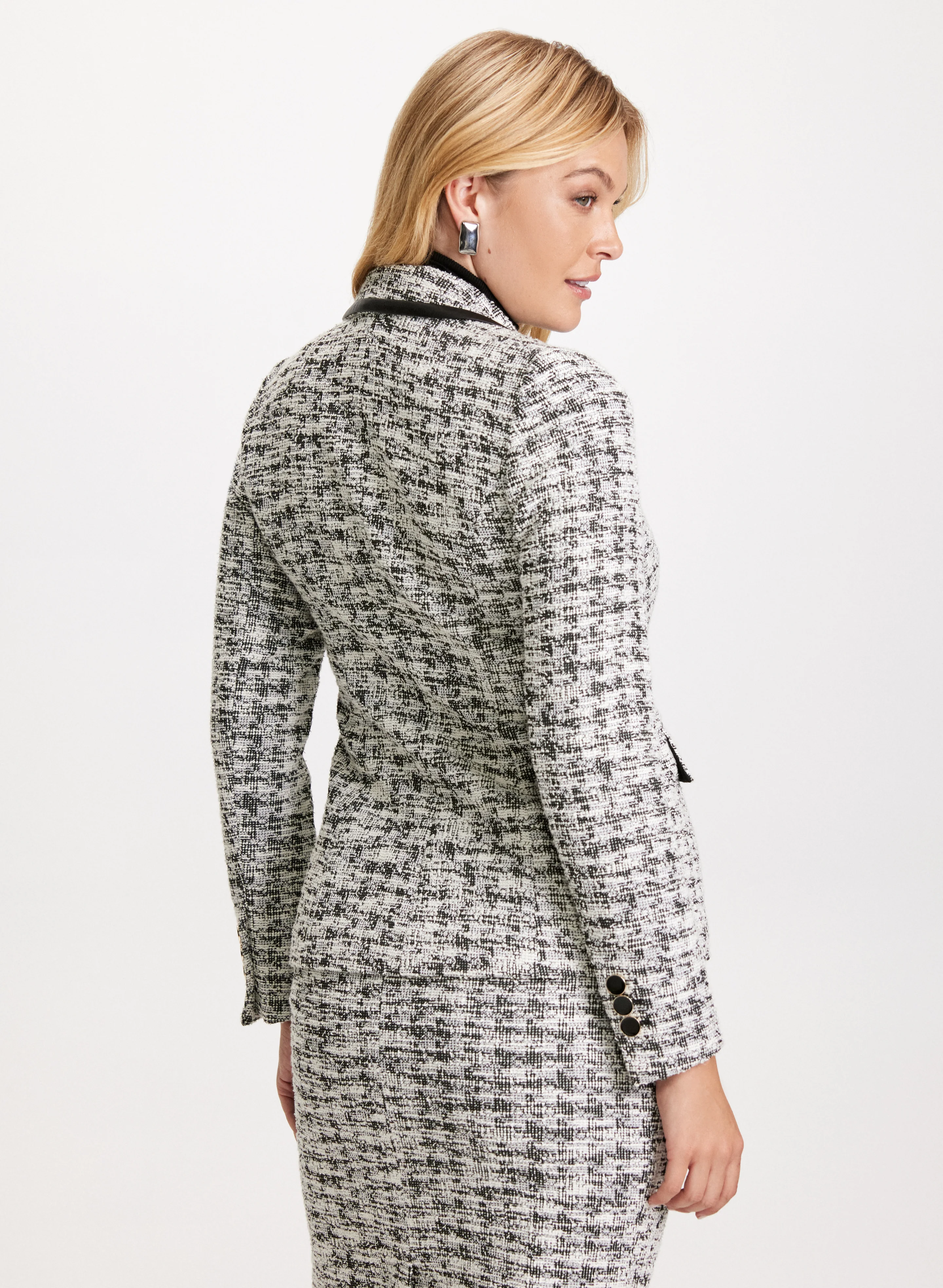 Houndstooth Print Blazer - Image 2