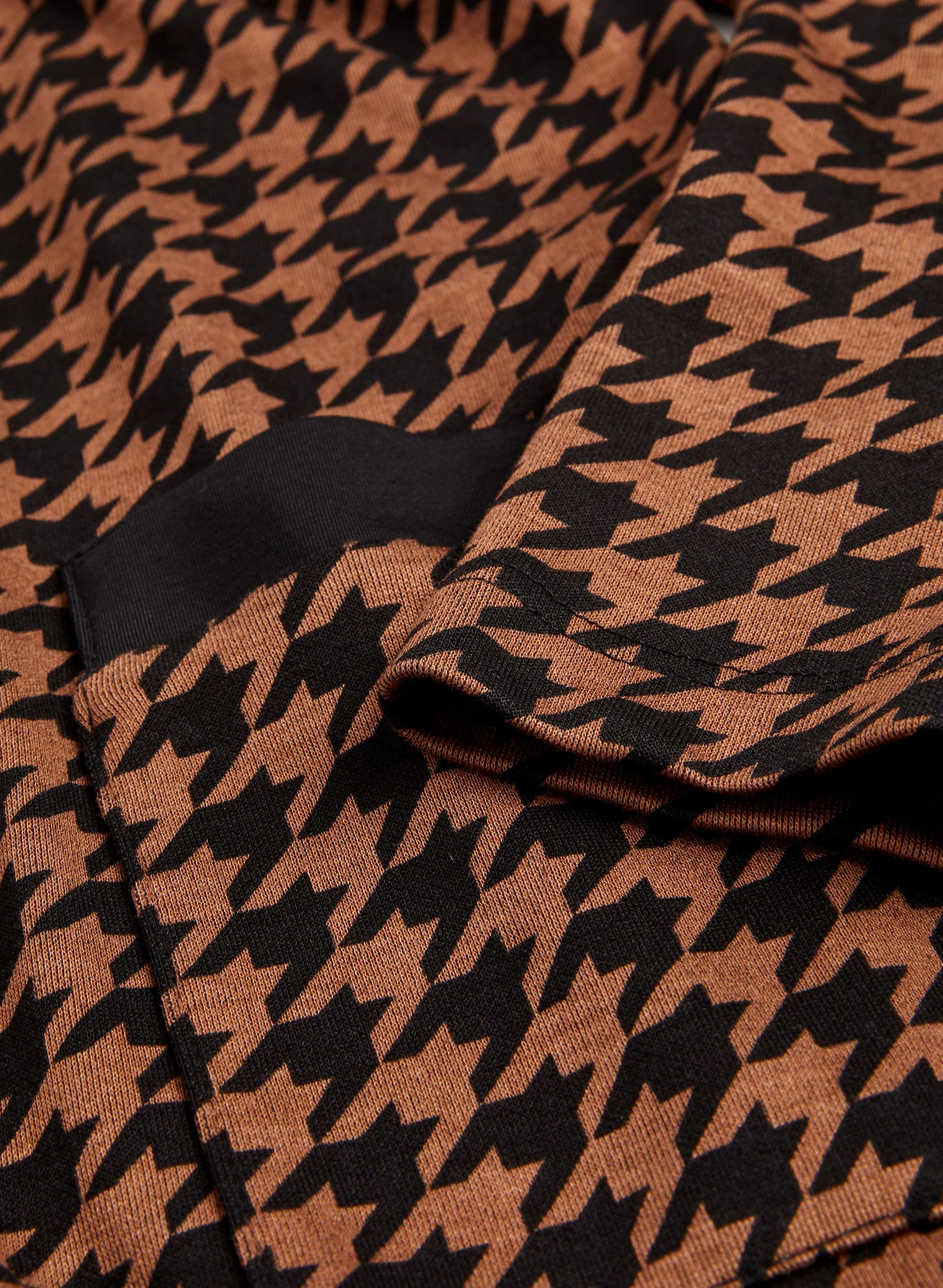 Houndstooth Print Cardigan - Image 6