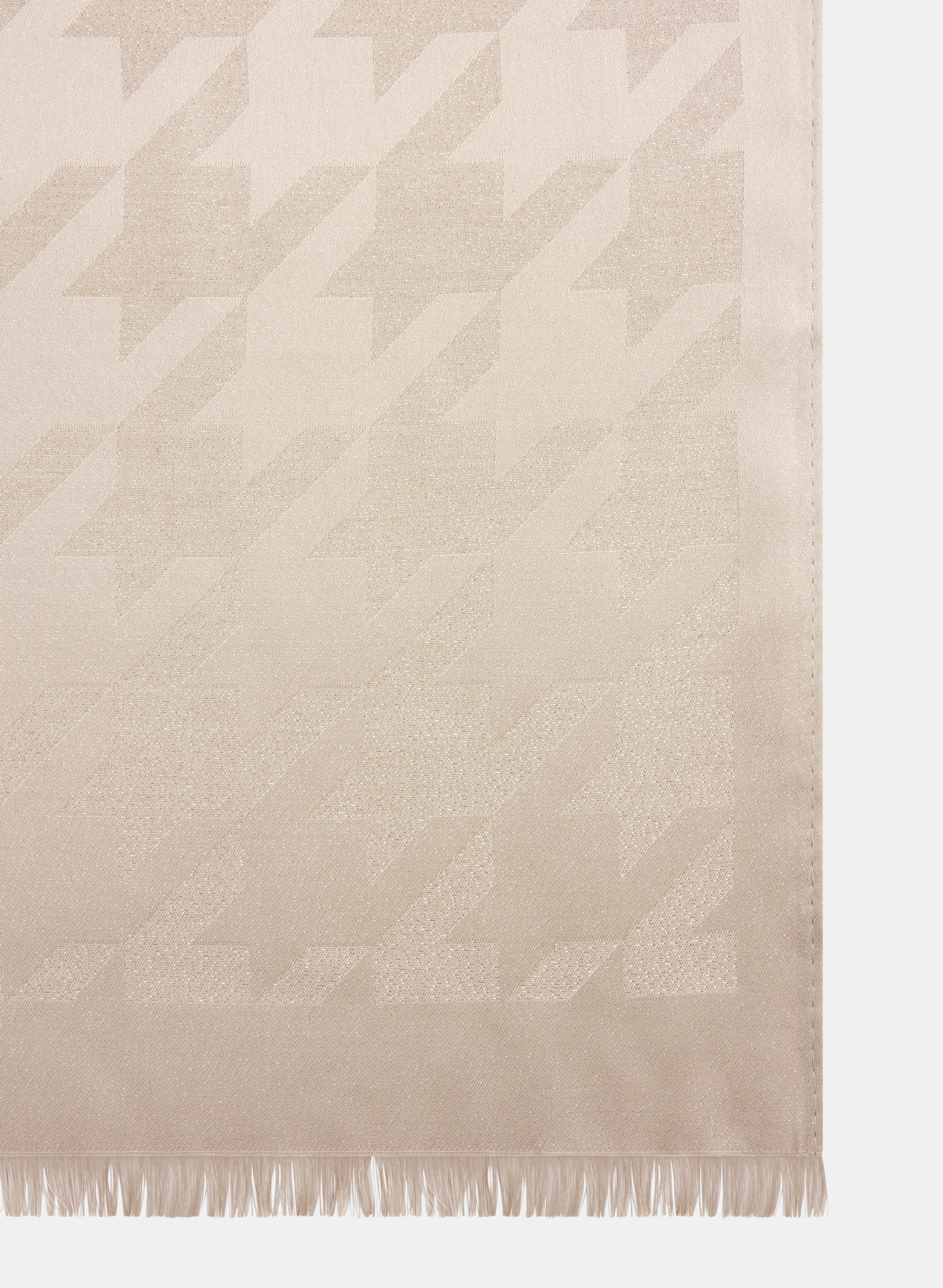 Houndstooth Print Scarf - Image 3