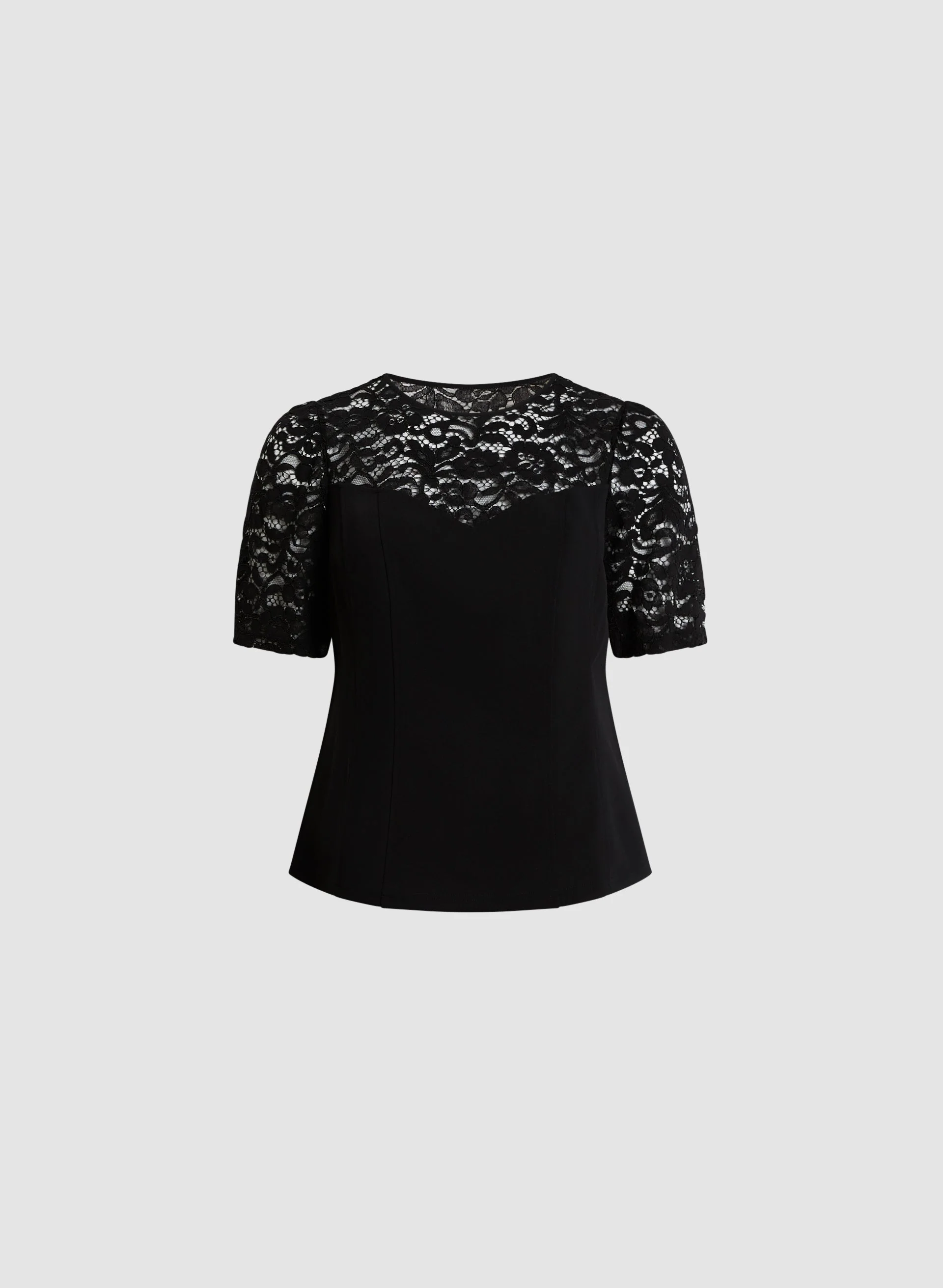 Illusion Neck Corset-Style Top - Image 6