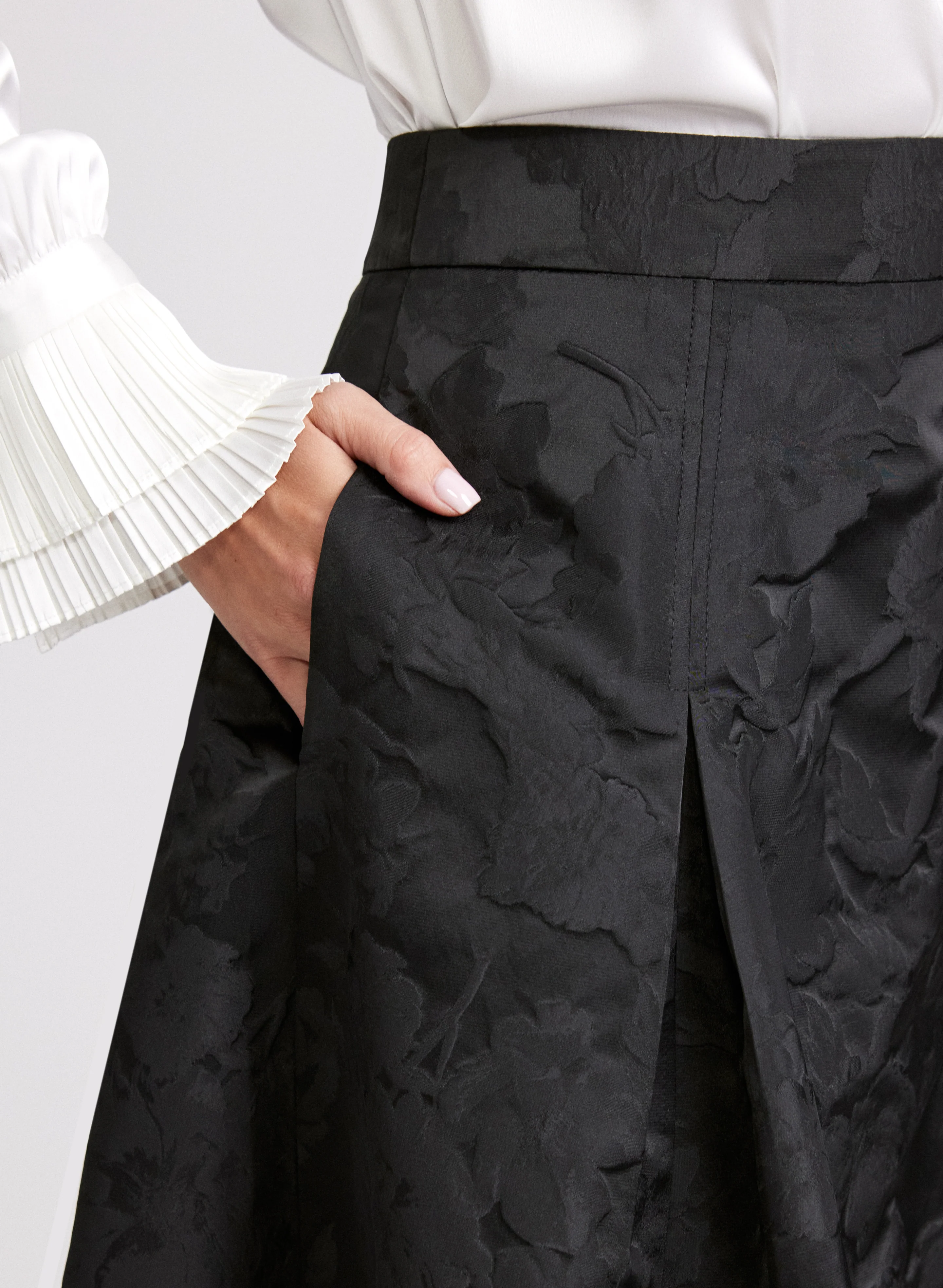 Jacquard Midi Skirt - Image 5