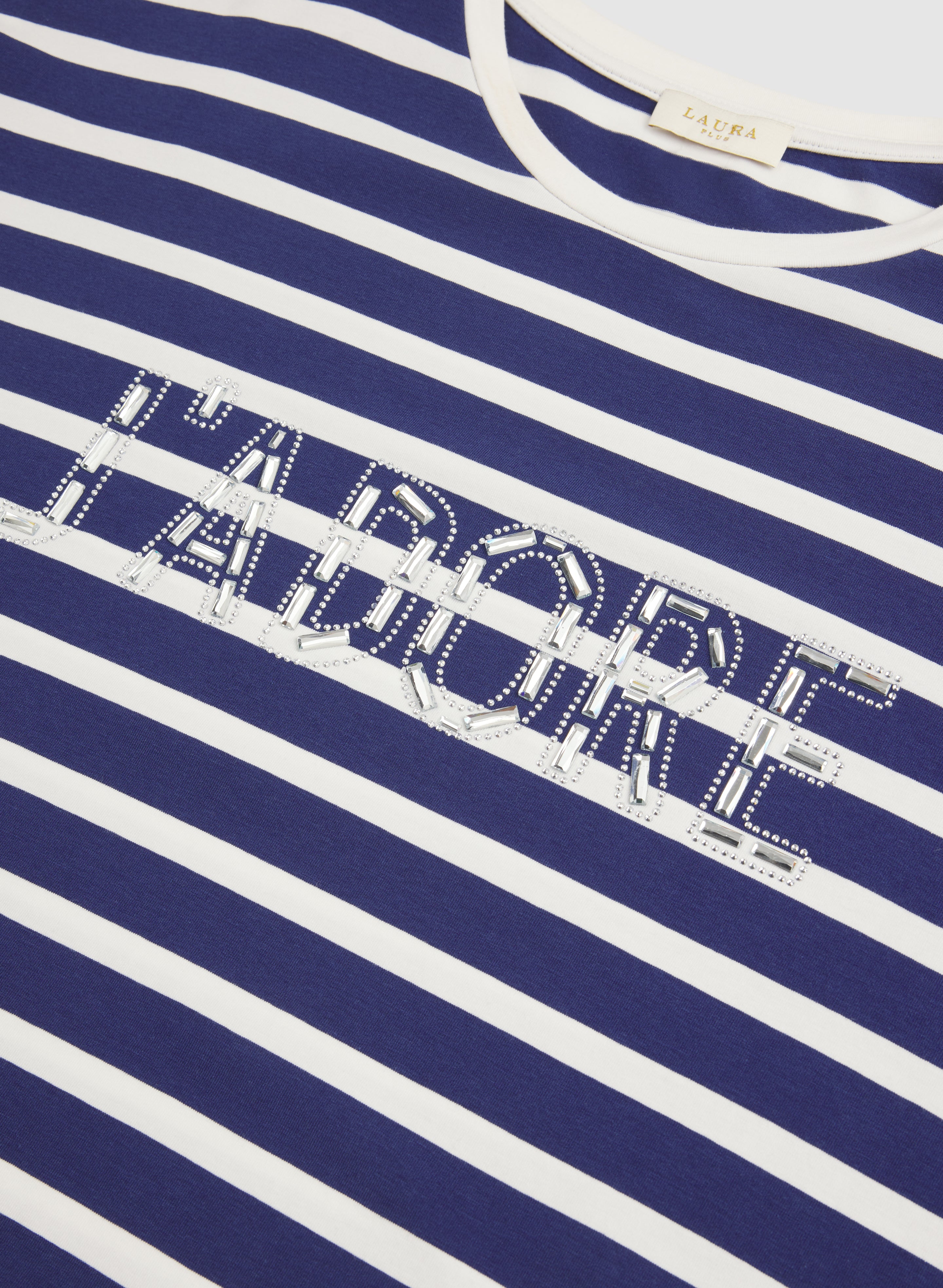 'J'Adore' Stripe T-Shirt - Image 7