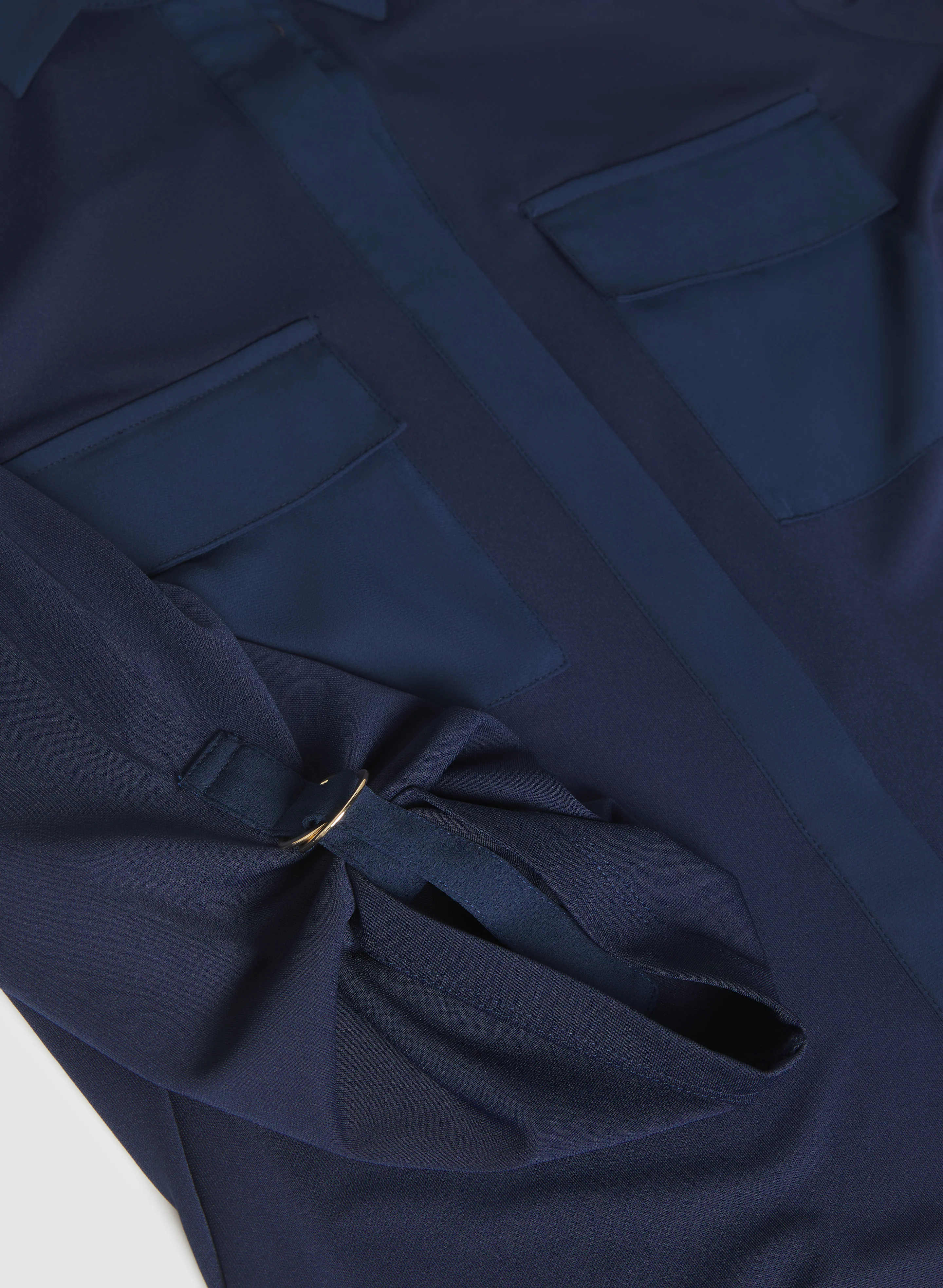 Jersey Button-Down Blouse - Image 8