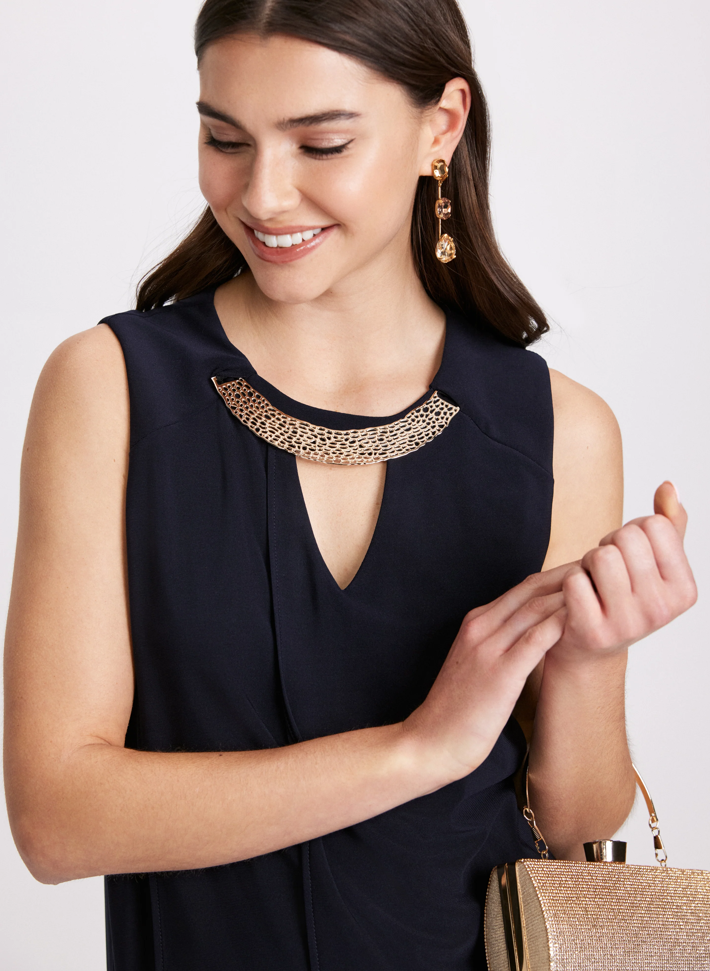 Cut-Out Jersey Dress - Image 5