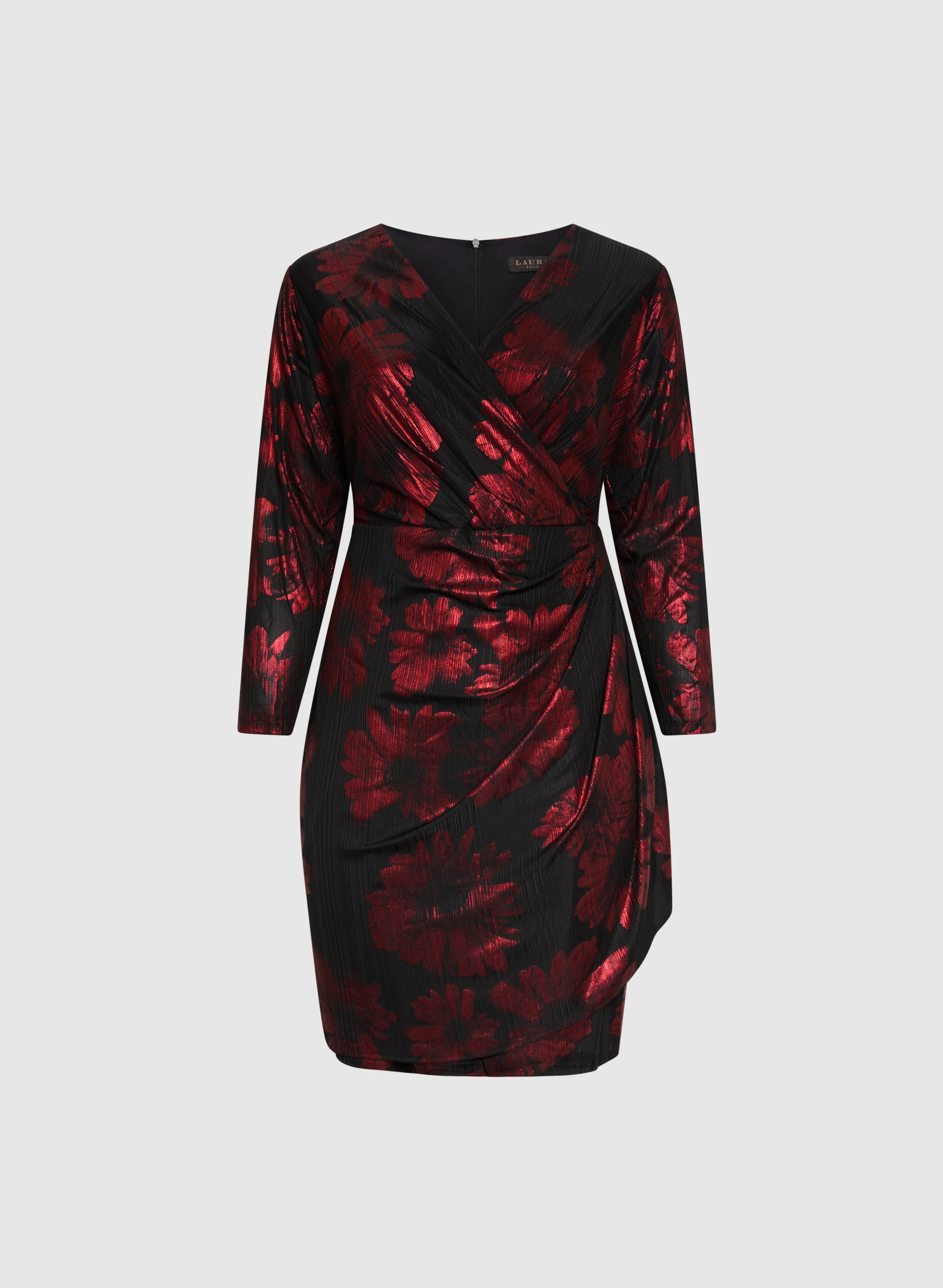 Jersey Poppy Print Dress - Image 6