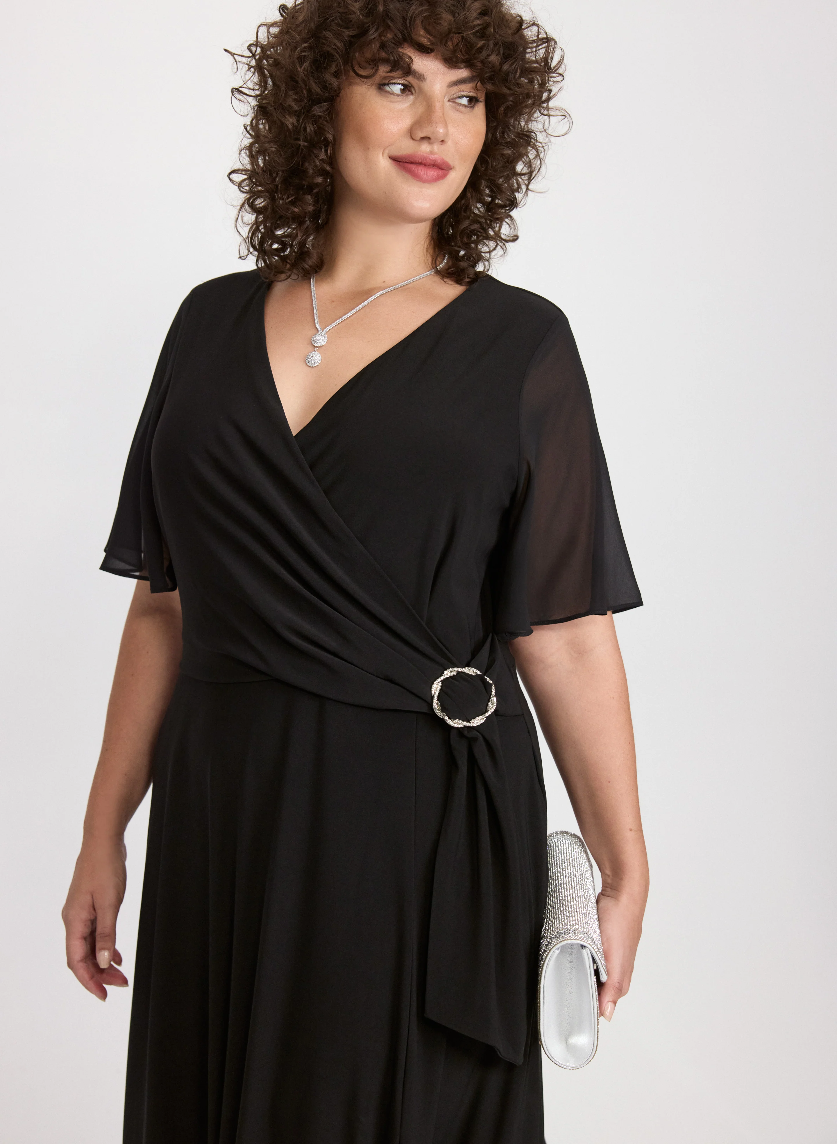 Jersey Slit Dress - Image 3