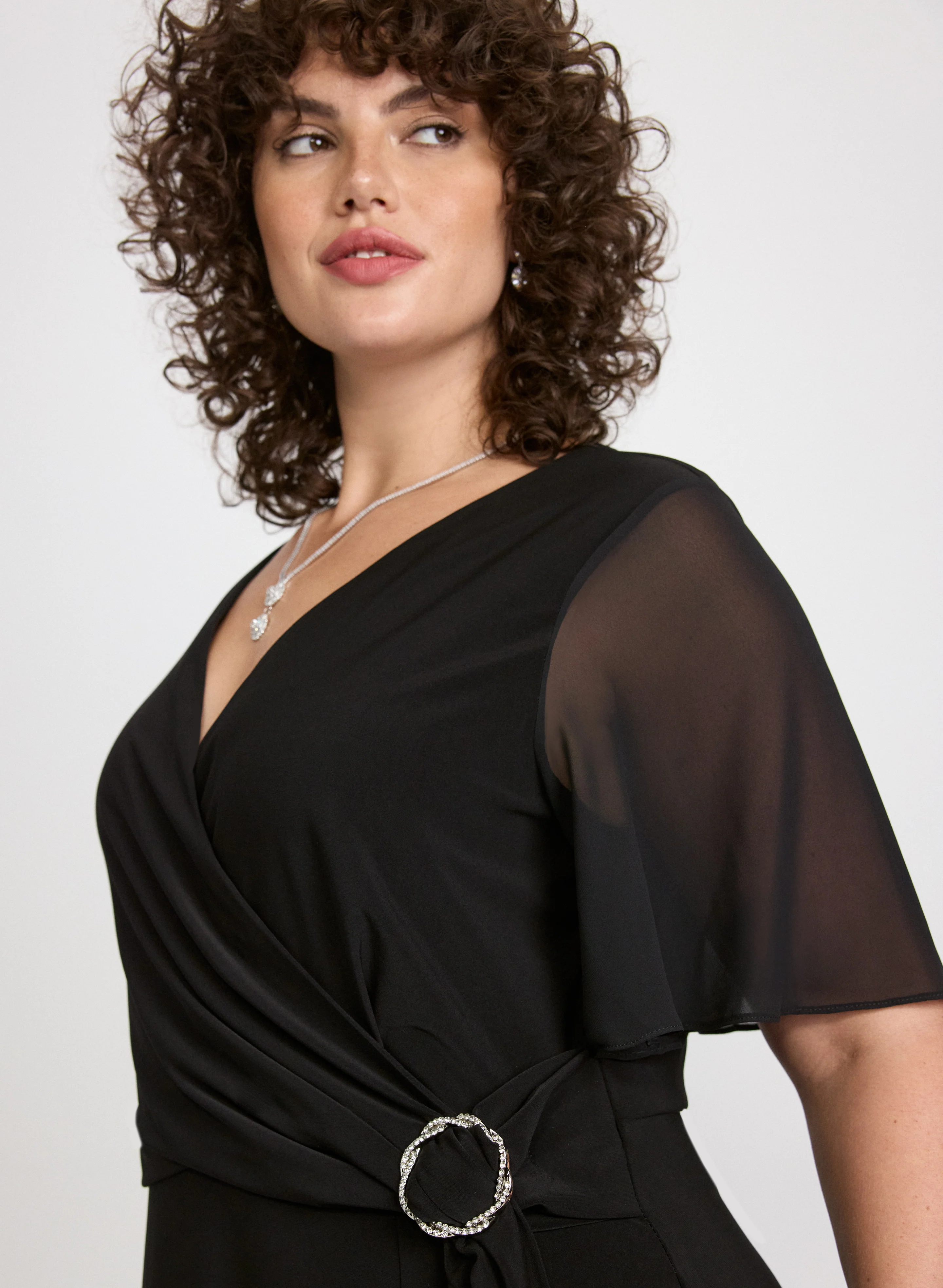 Jersey Slit Dress - Image 5