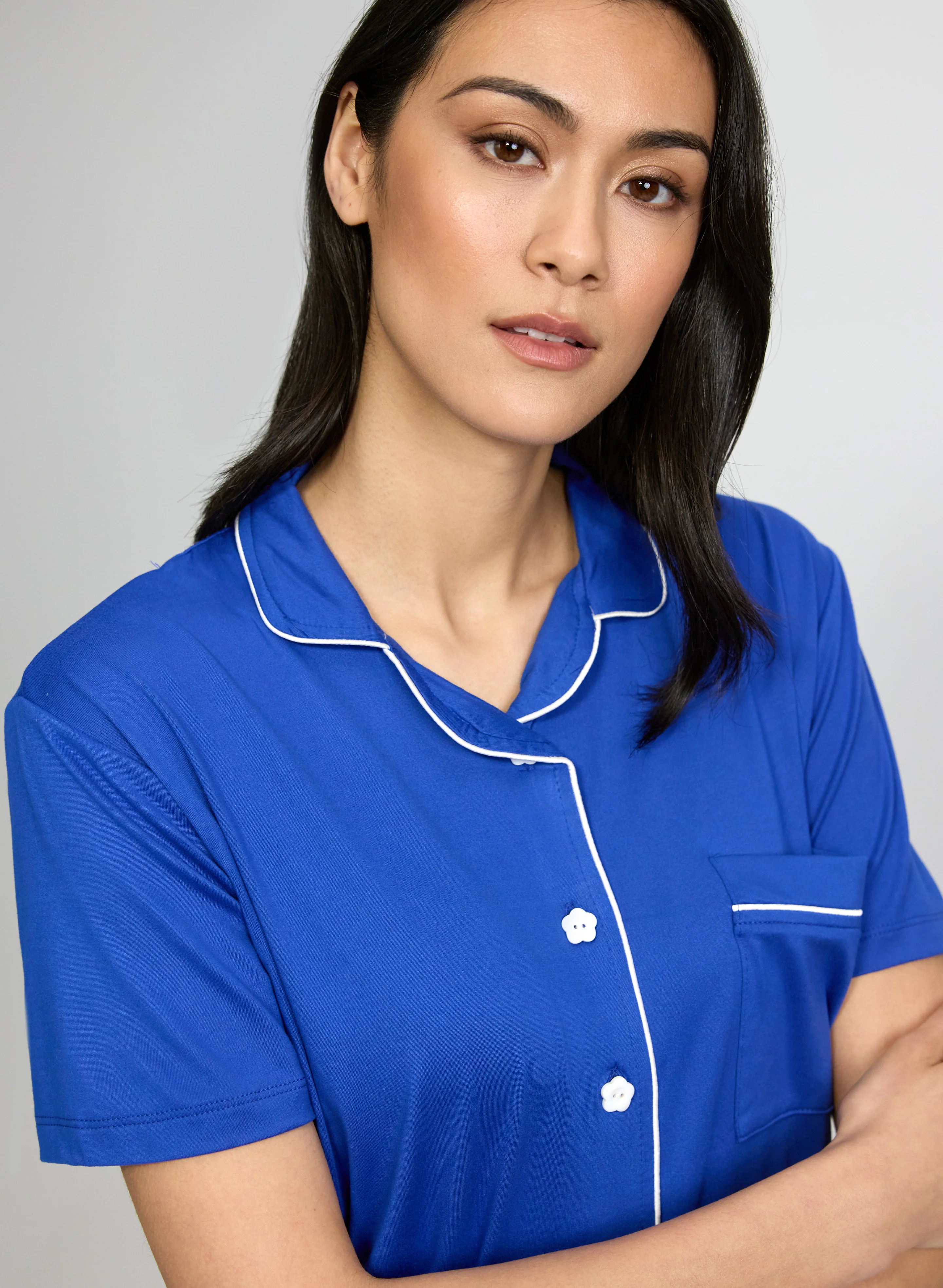Jersey Top & Capri Pyjama Set - Image 6