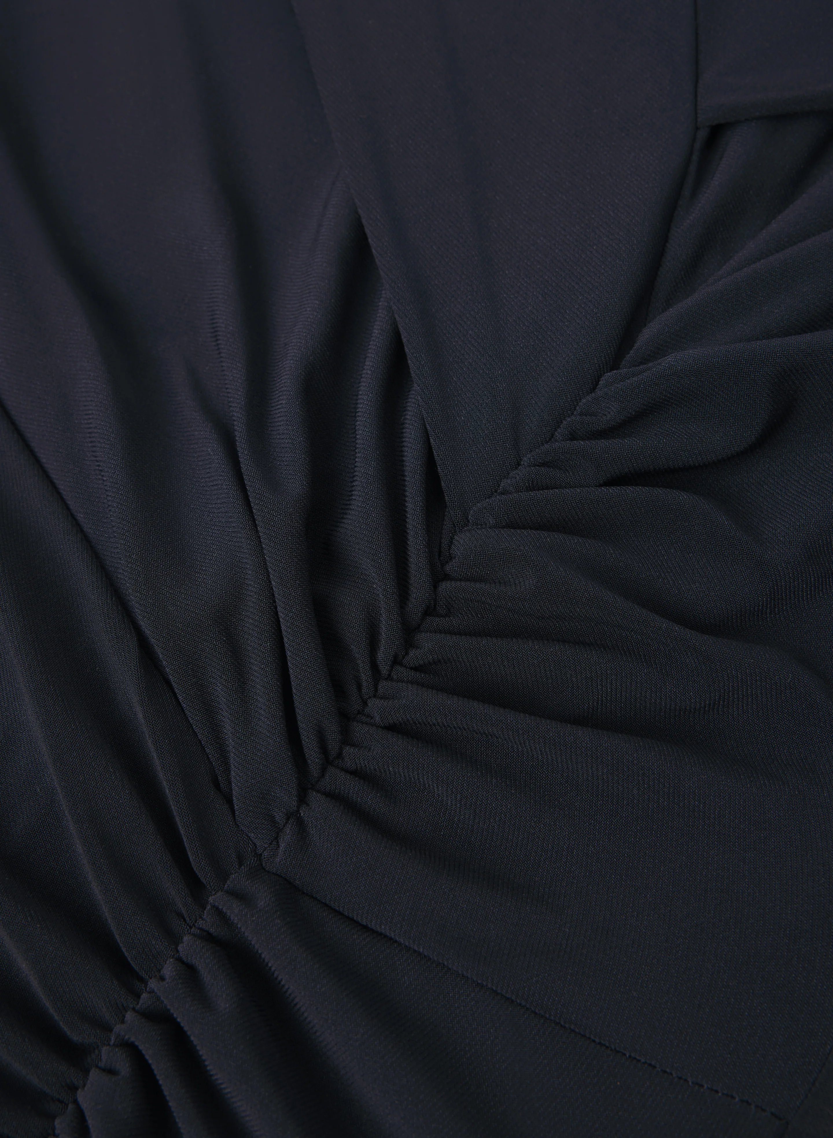 Jersey Waterfall Ruffle Dress - Image 7