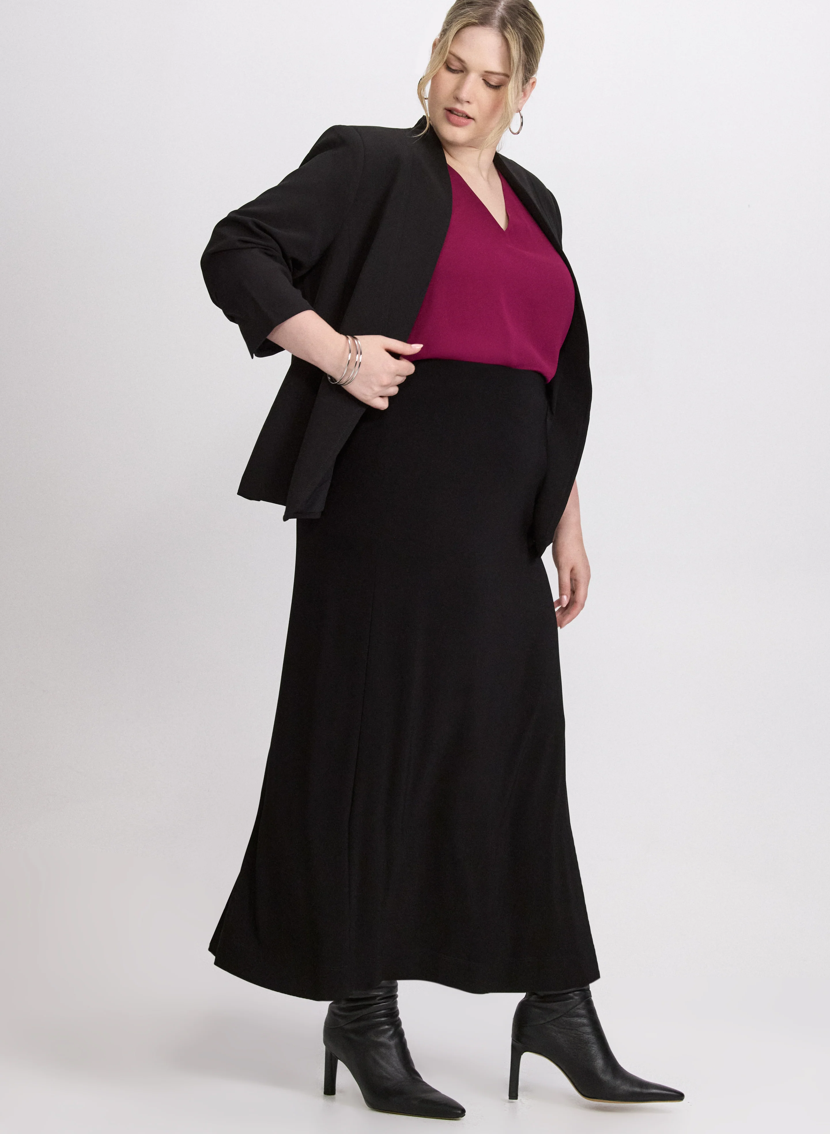 Joseph Ribkoff - A-Line Skirt - Image 3