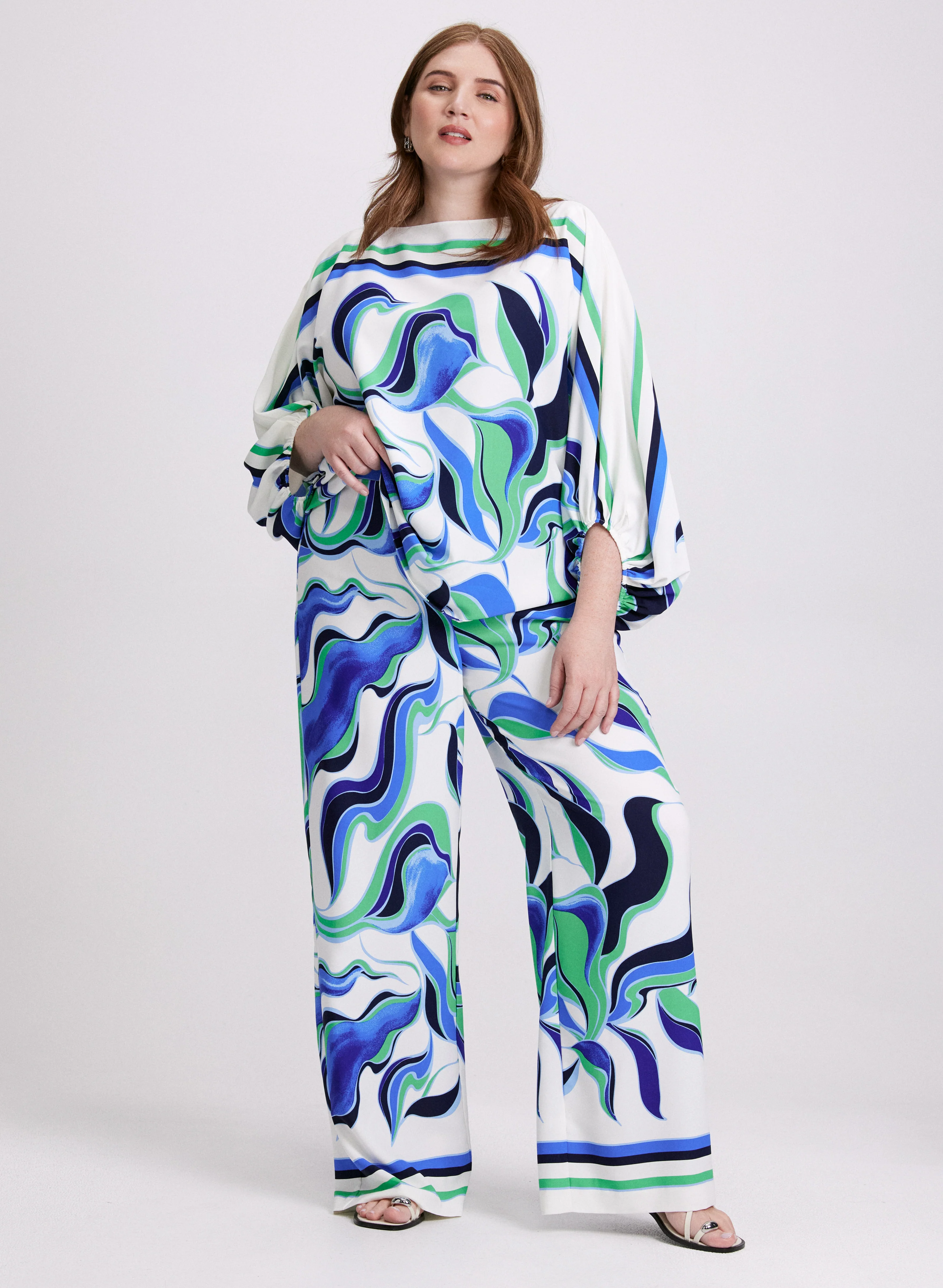 Joseph Ribkoff - Abstract Print Blouse - Image 3