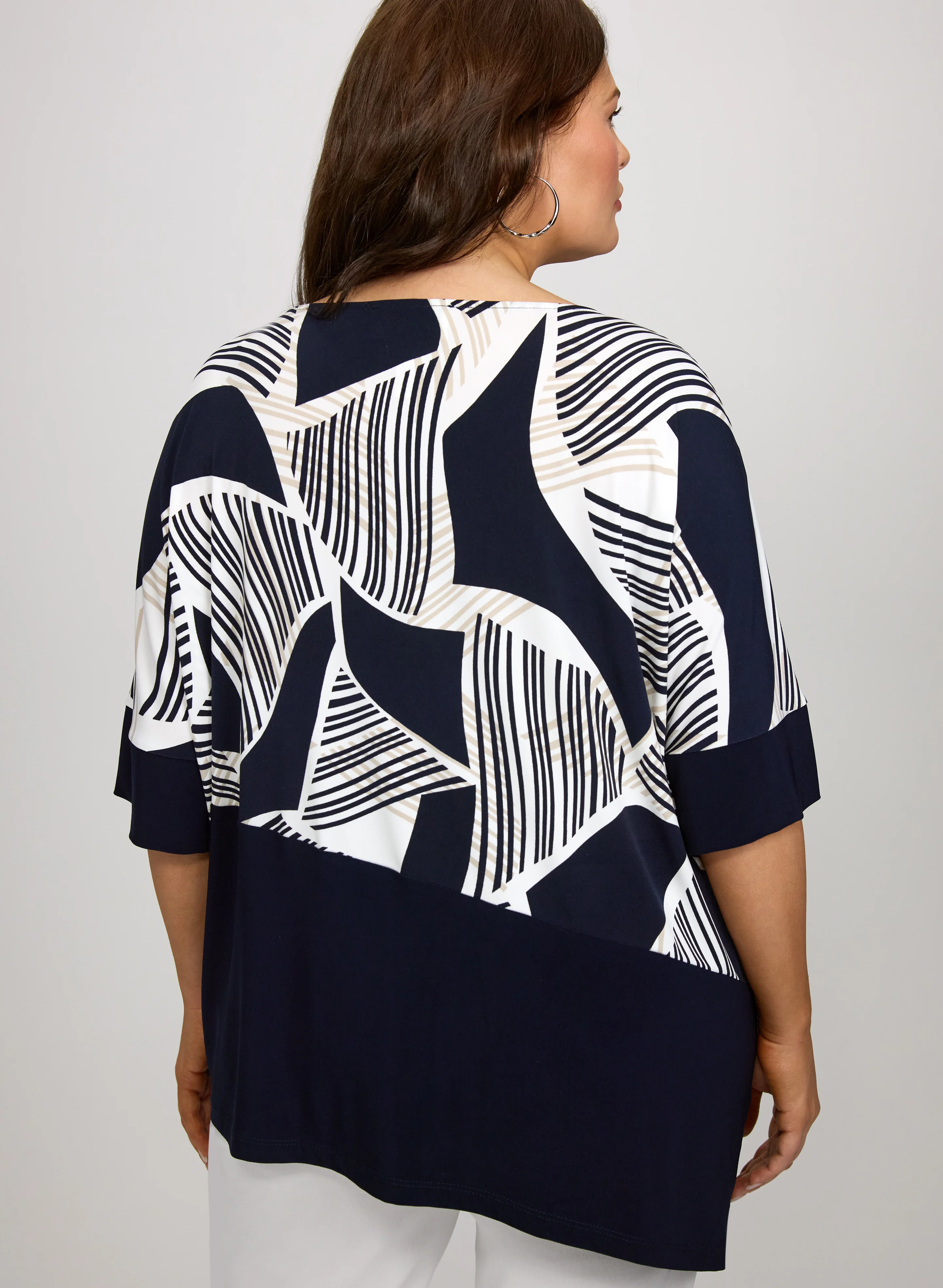 Joseph Ribkoff - Abstract Print Top - Image 4